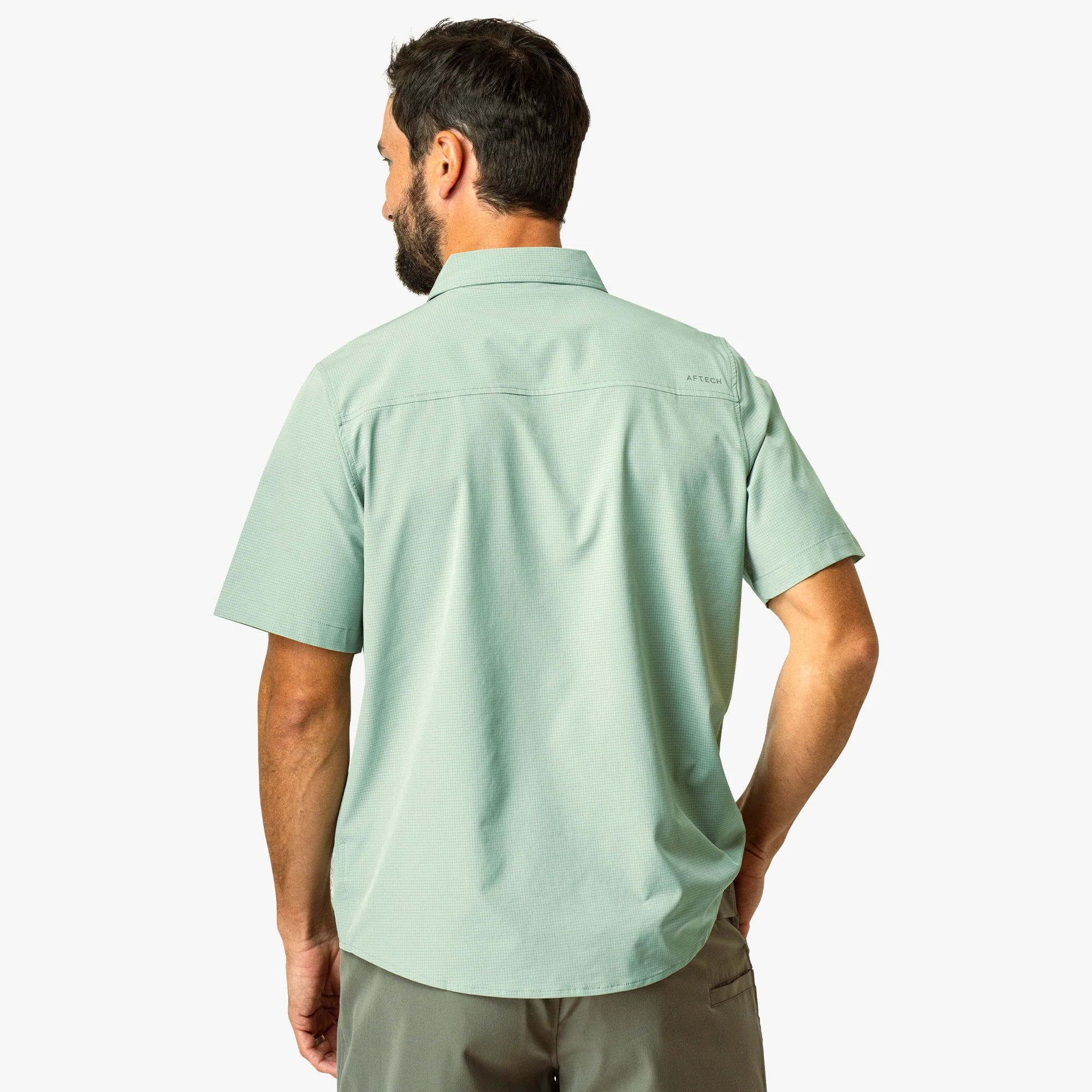 Air-O Mesh SS Button Down Shirt - Image 15