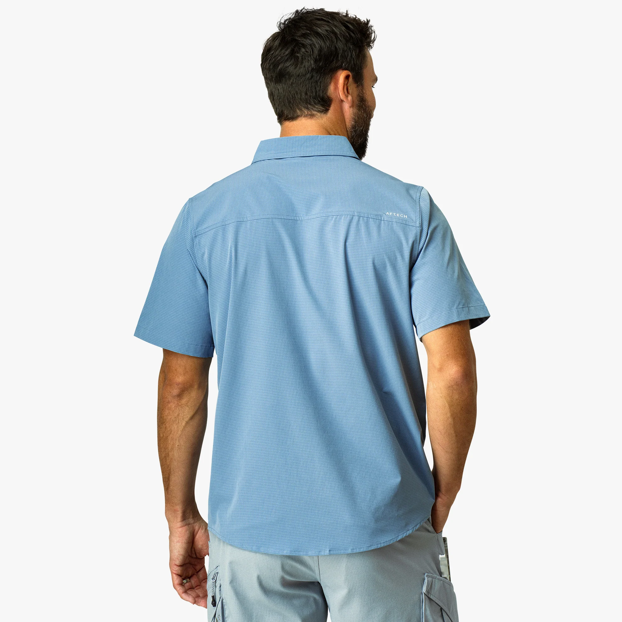 Air-O Mesh SS Button Down Shirt - Image 19