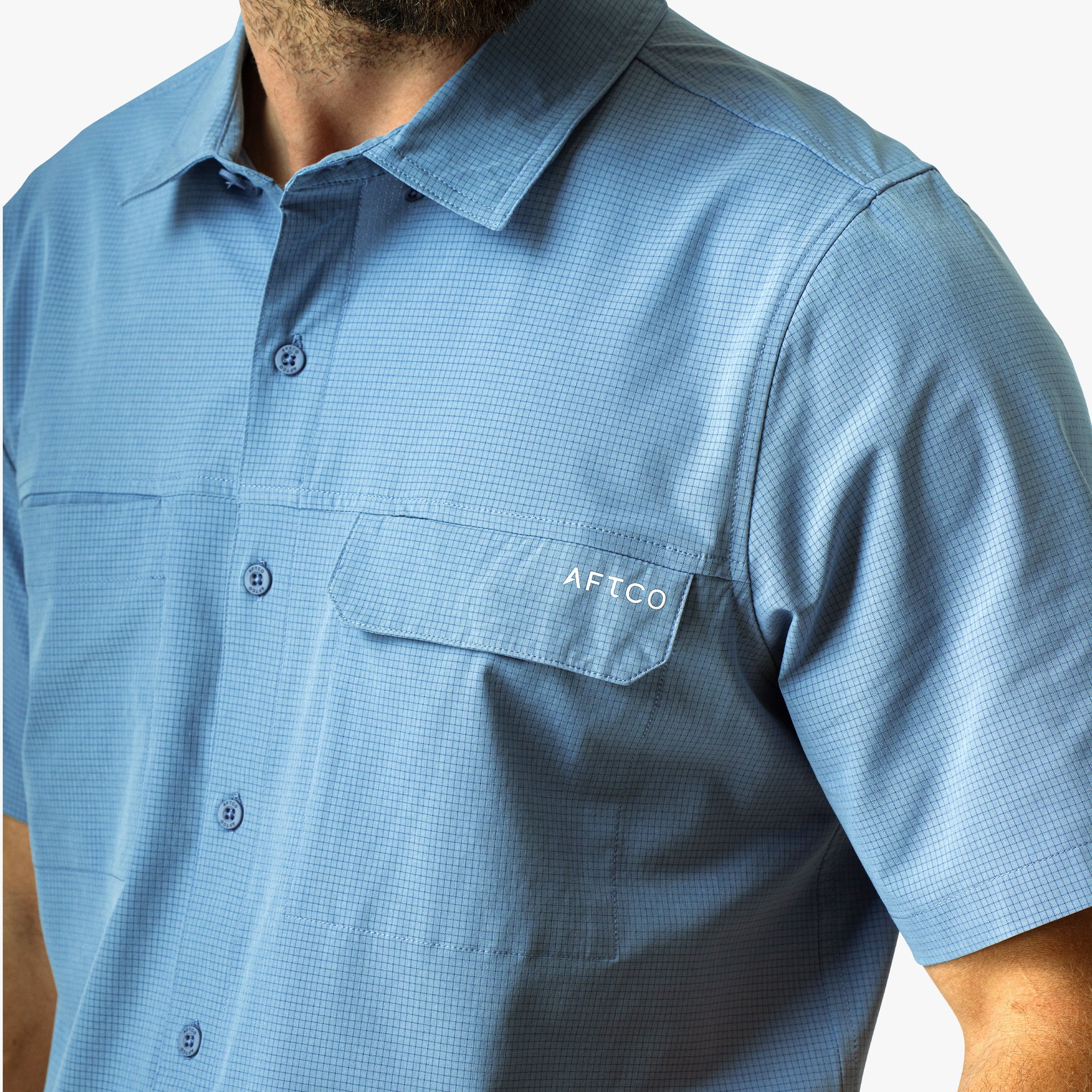 Air-O Mesh SS Button Down Shirt - Image 20