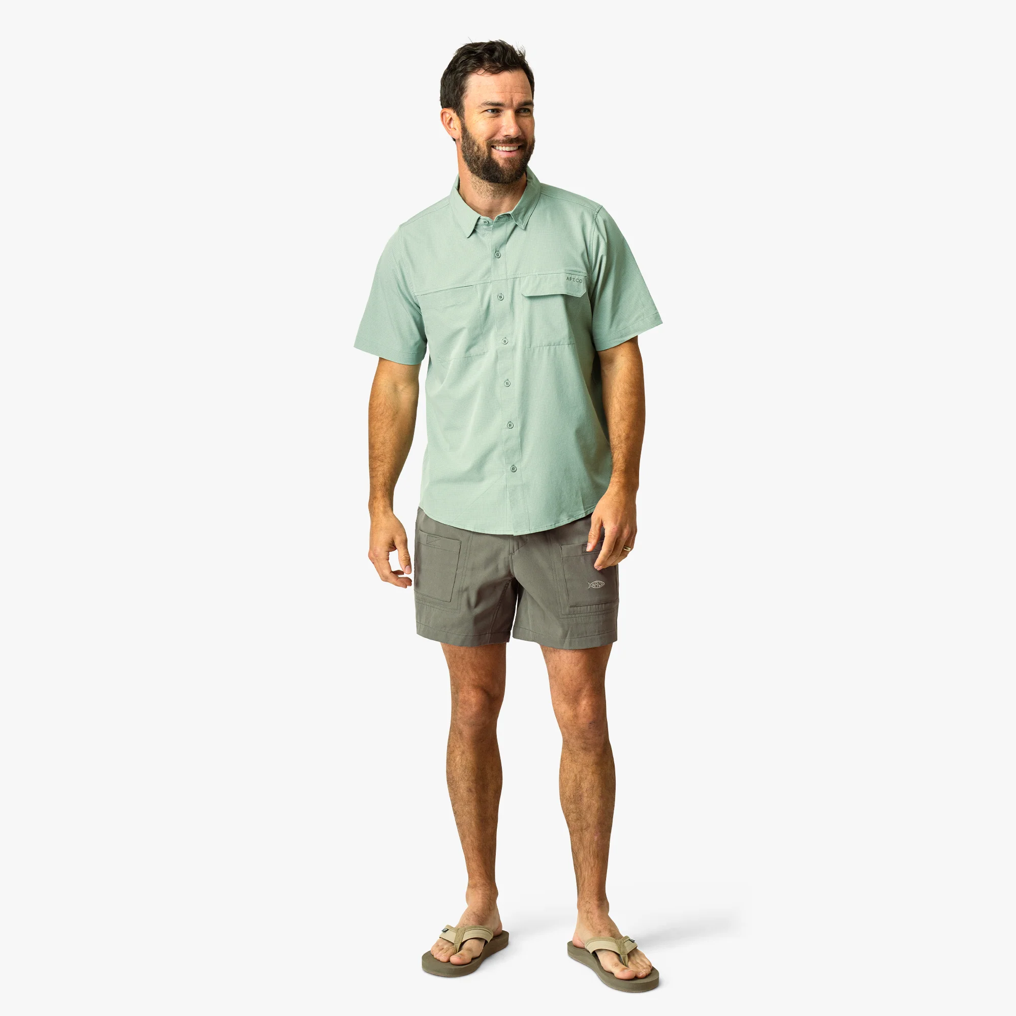 Air-O Mesh SS Button Down Shirt - Image 22