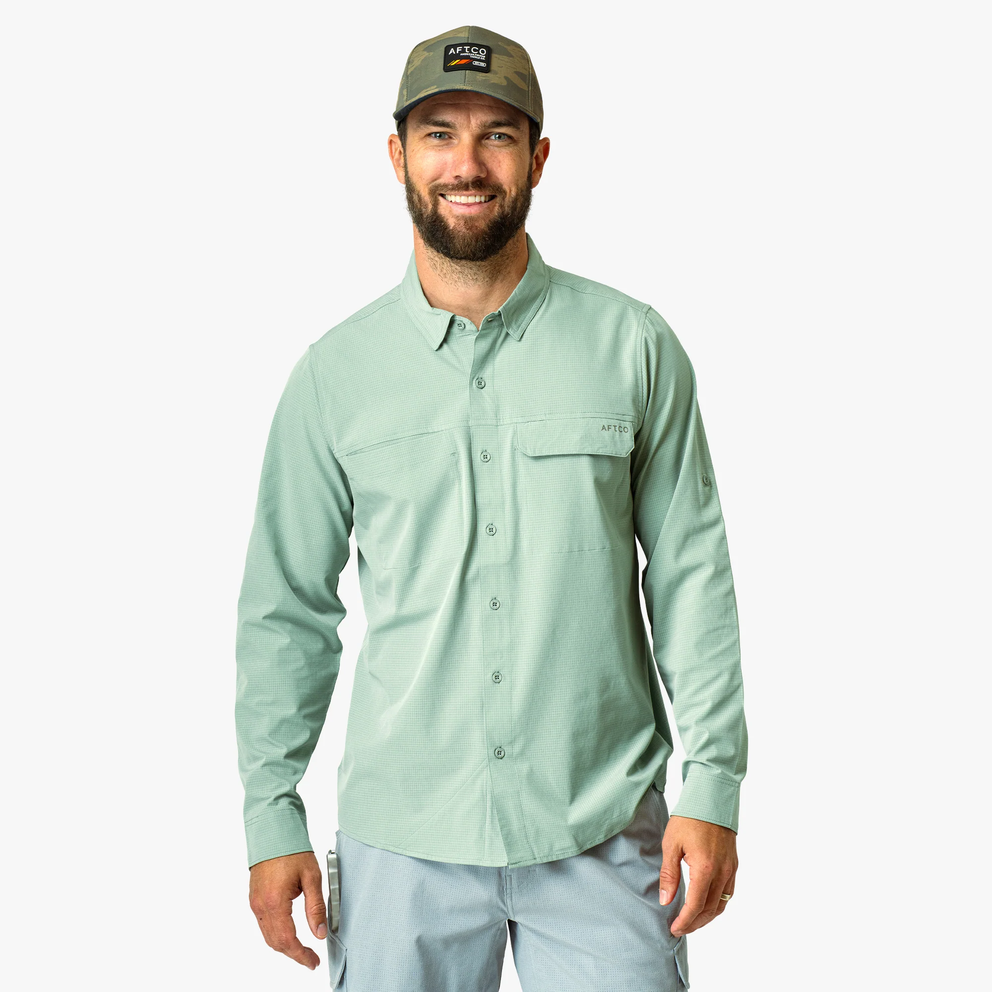 Air-O Mesh LS Button Down Shirt - Image 12