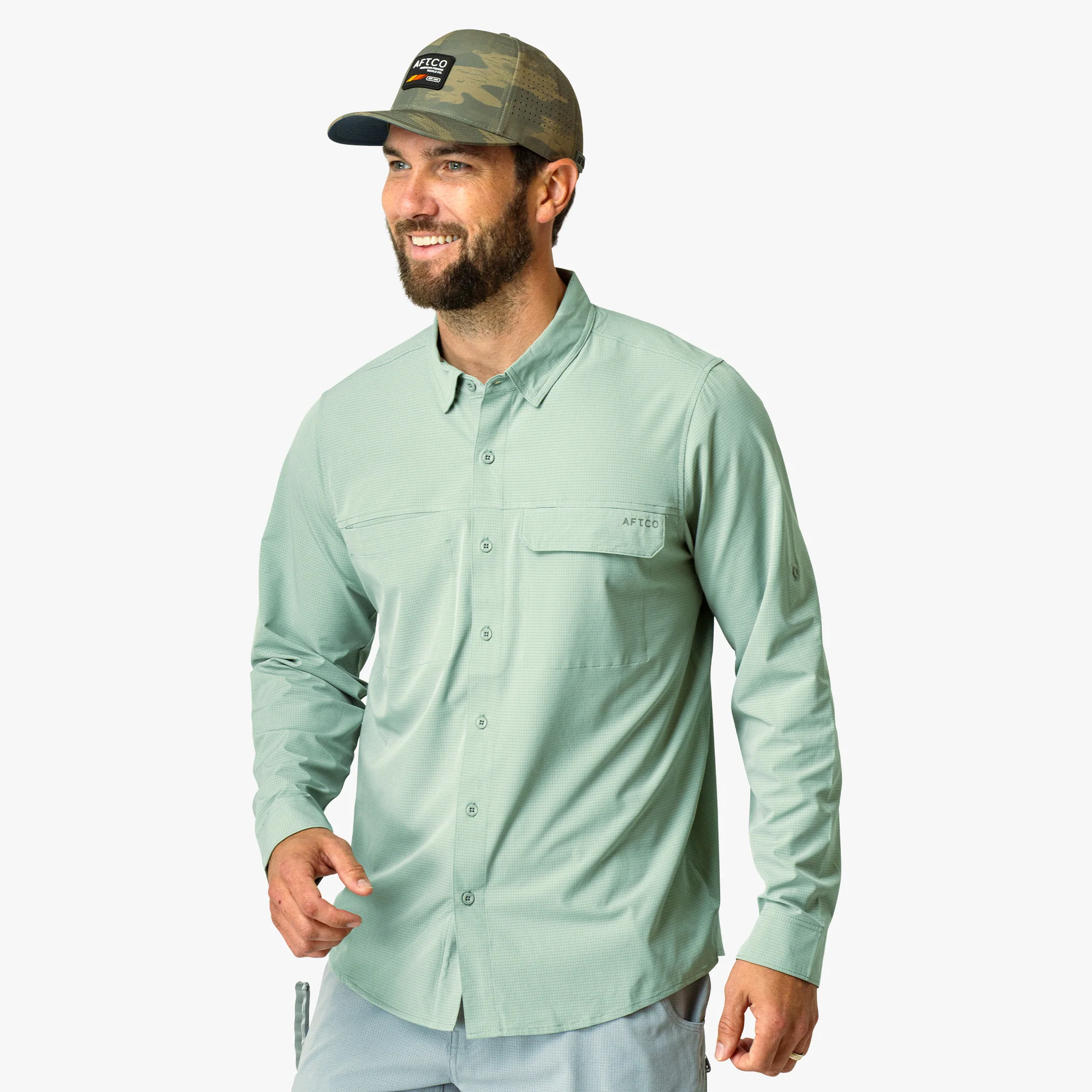 Air-O Mesh LS Button Down Shirt - Image 14