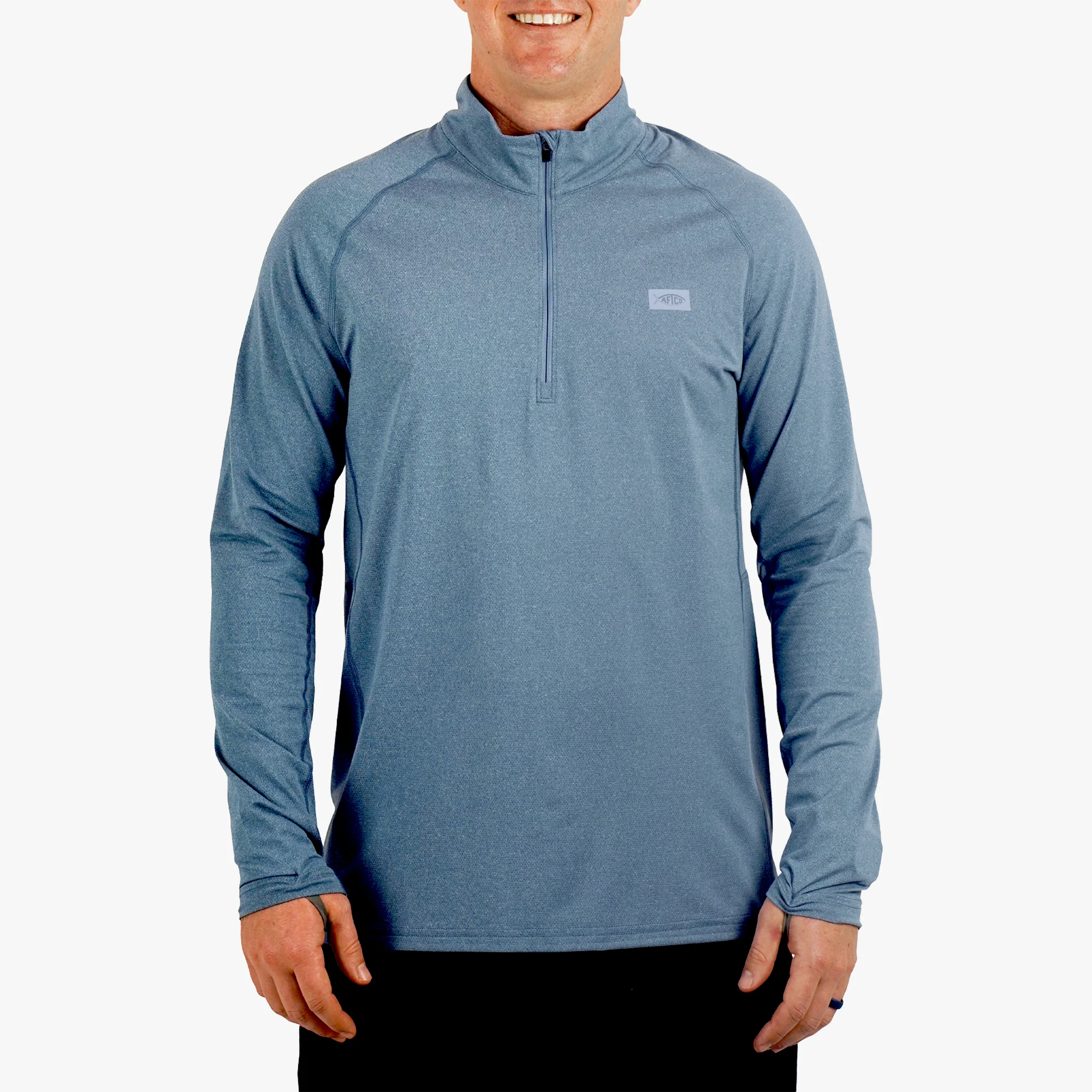 Air-O Mesh 1/4 Zip Performance Shirt - Image 3