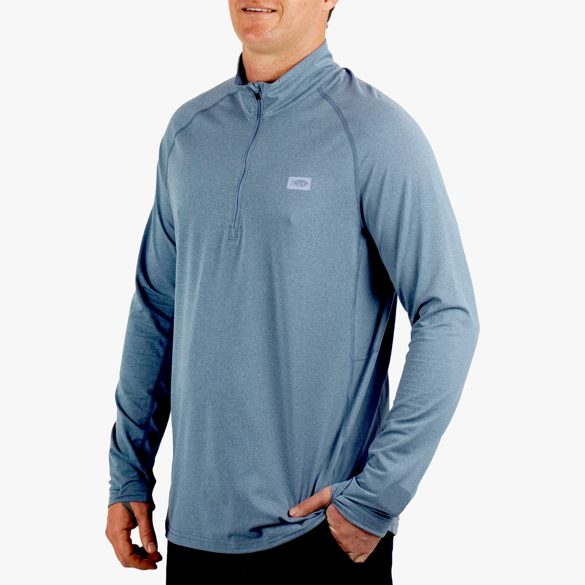 Air-O Mesh 1/4 Zip Performance Shirt - Image 4