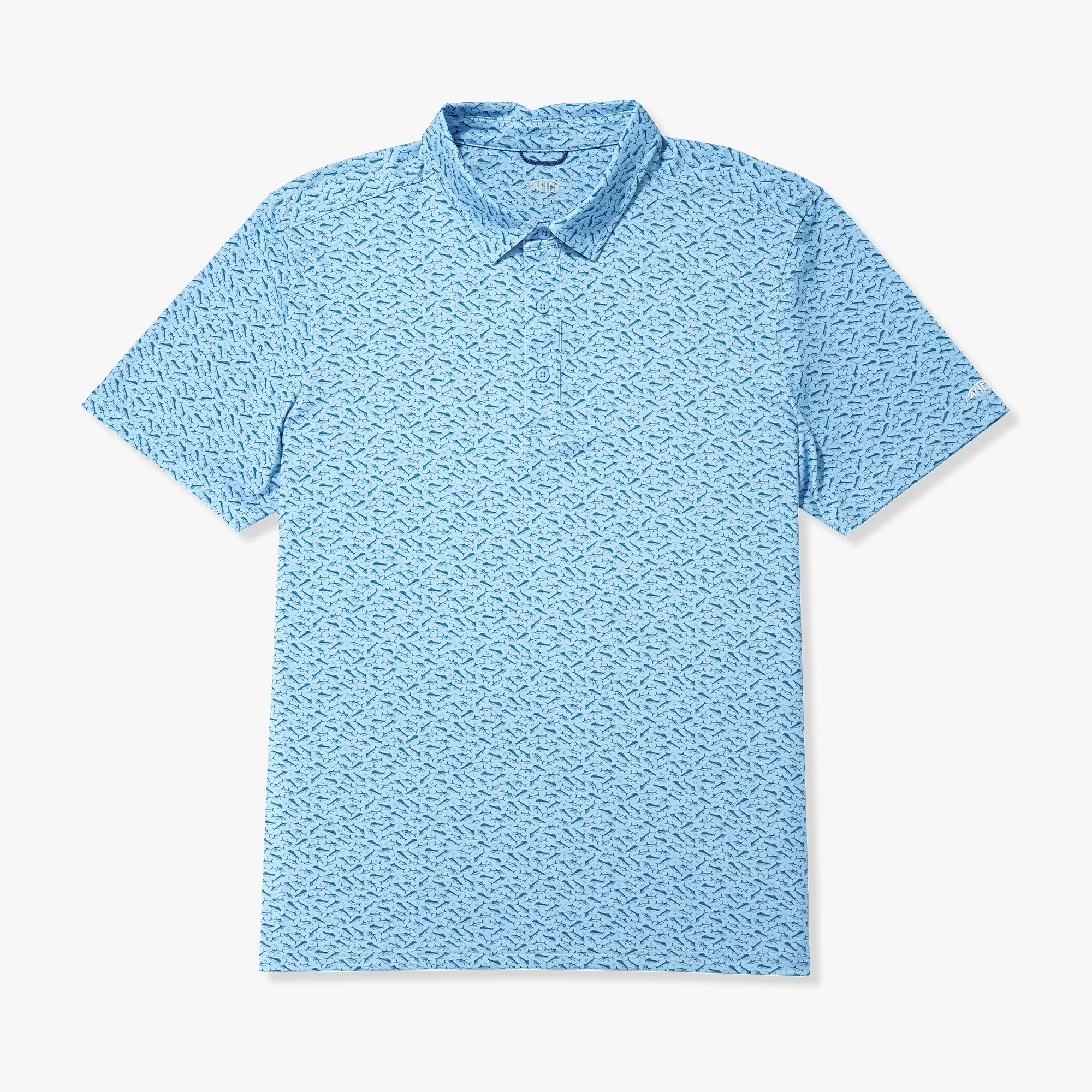 Boatbar Printed Performance Polo Shirt | Dusk