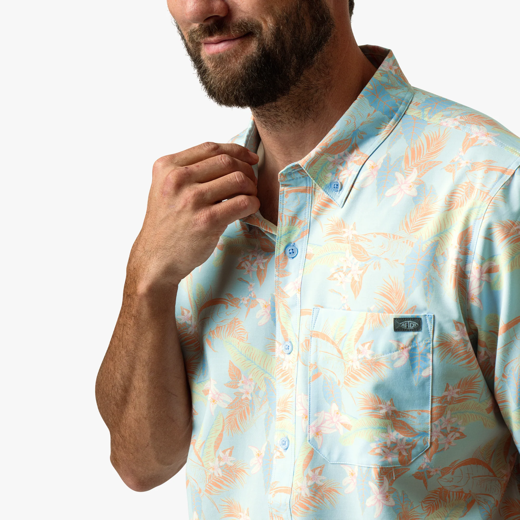 Boatbar SS Button Down Shirt | Oceanview - Image 5