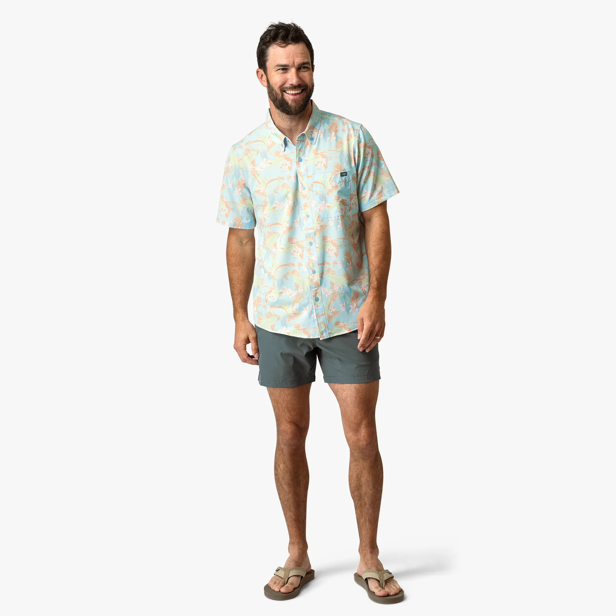 Boatbar SS Button Down Shirt | Oceanview - Image 6