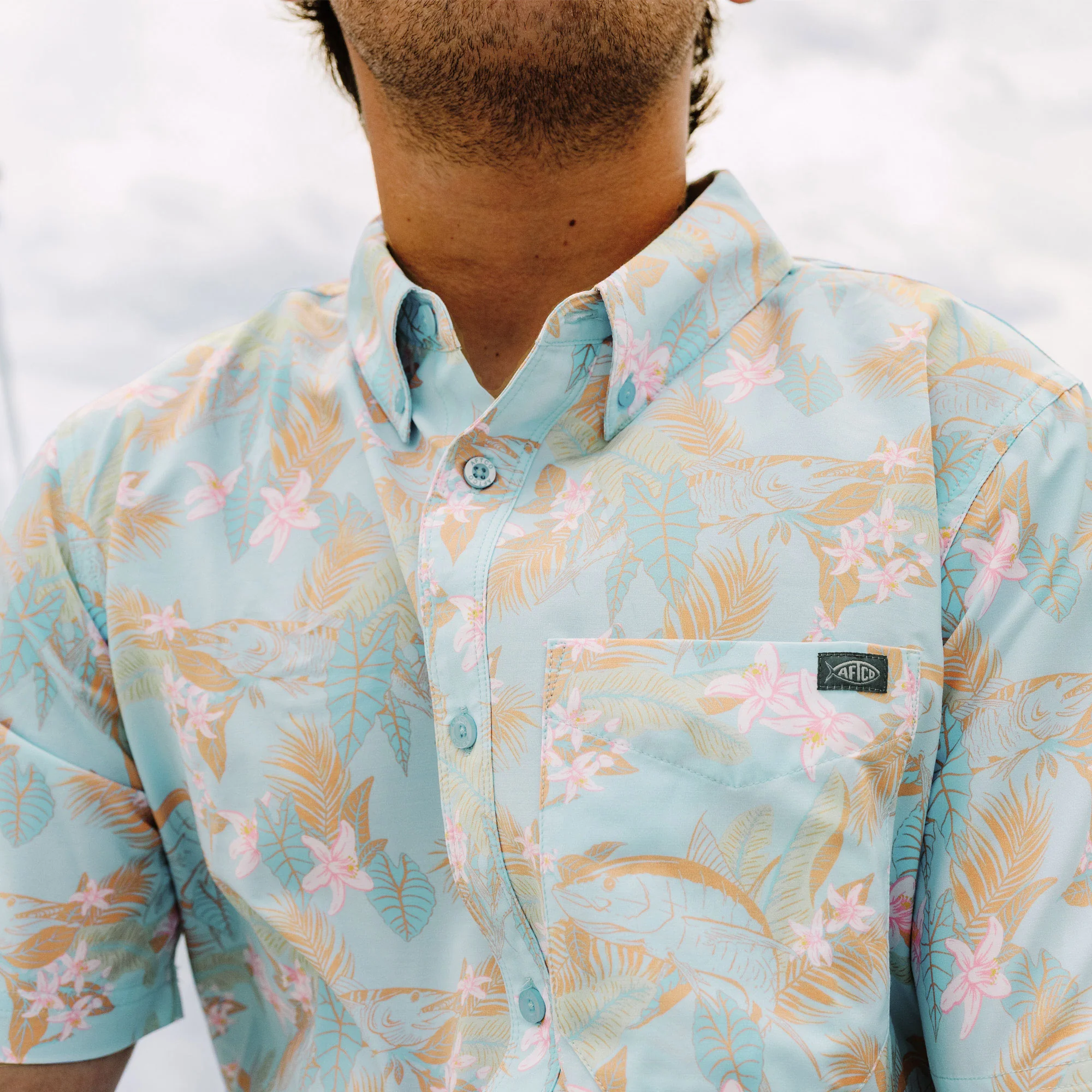 Boatbar SS Button Down Shirt | Oceanview - Image 8