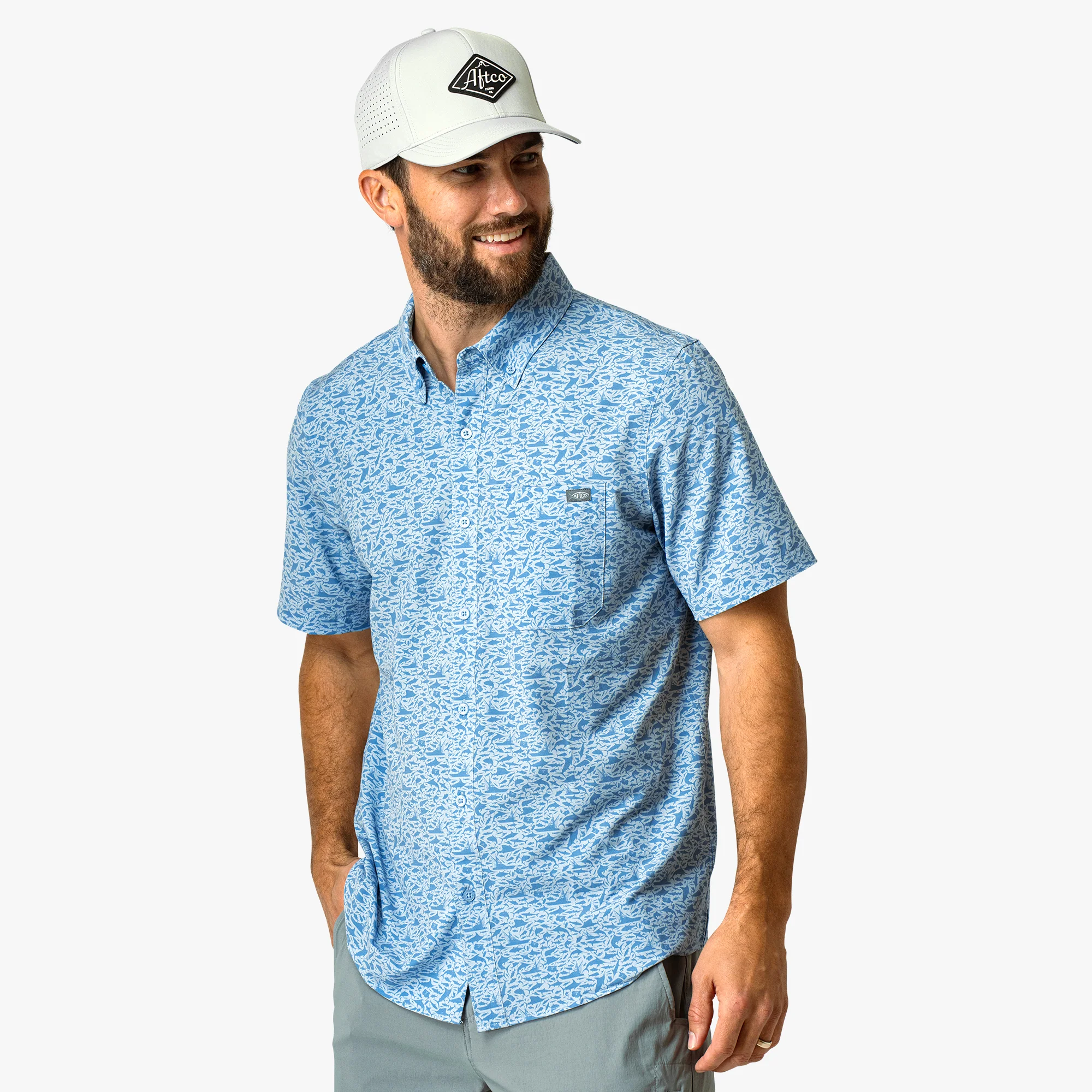 Boatbar SS Button Down Shirt | Seaside - Image 3