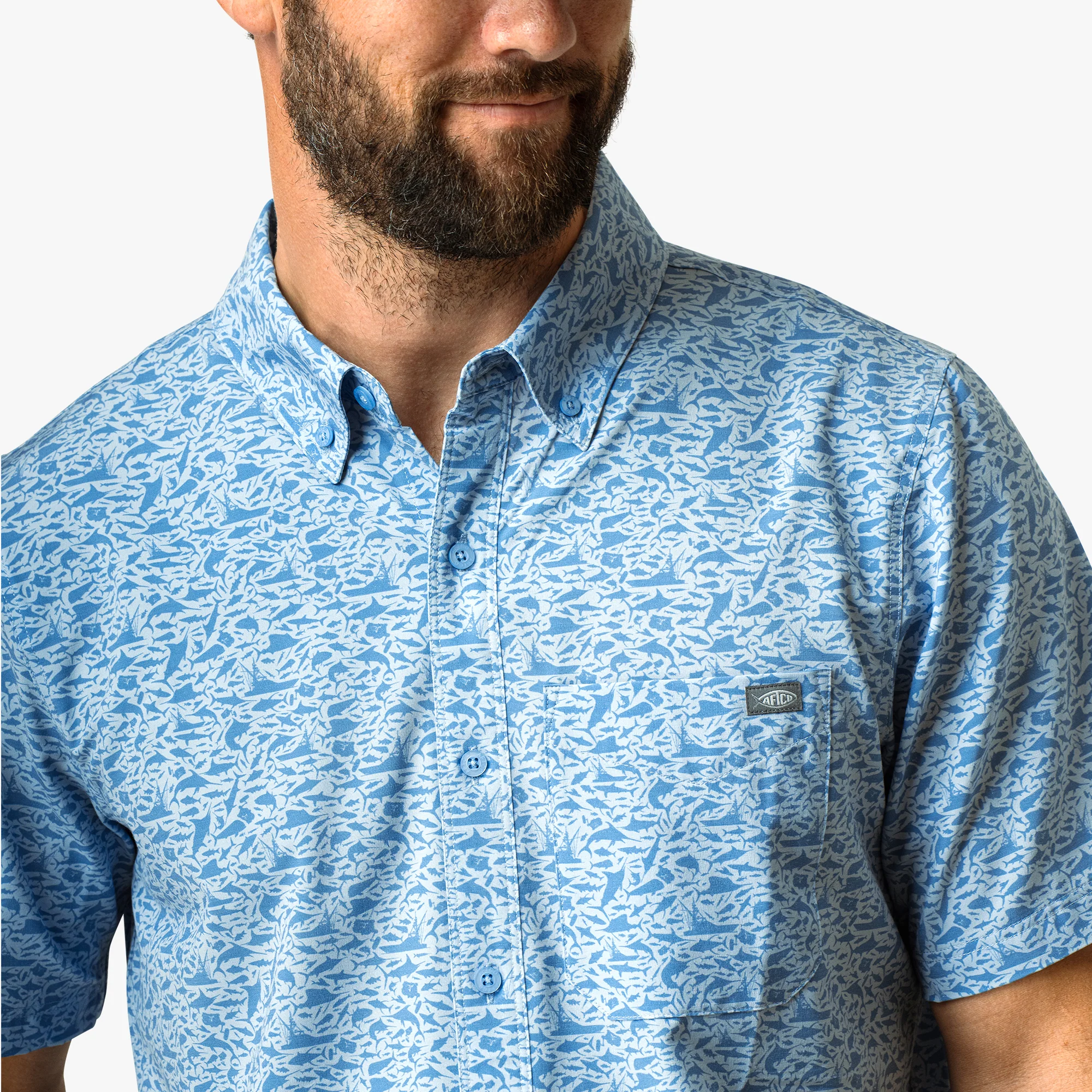 Boatbar SS Button Down Shirt | Seaside - Image 6