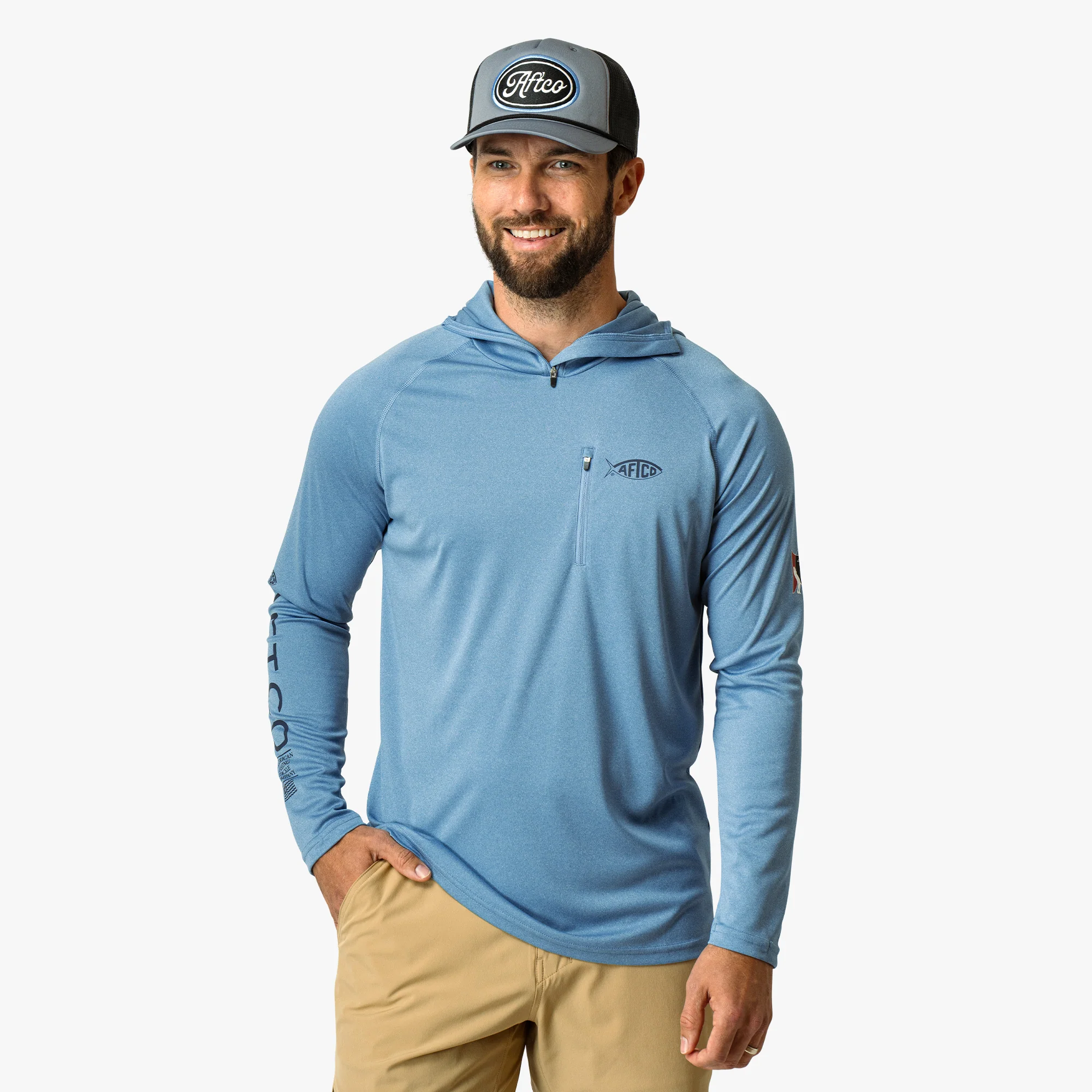 Jason Christie Hooded LS Performance Shirt - Image 12