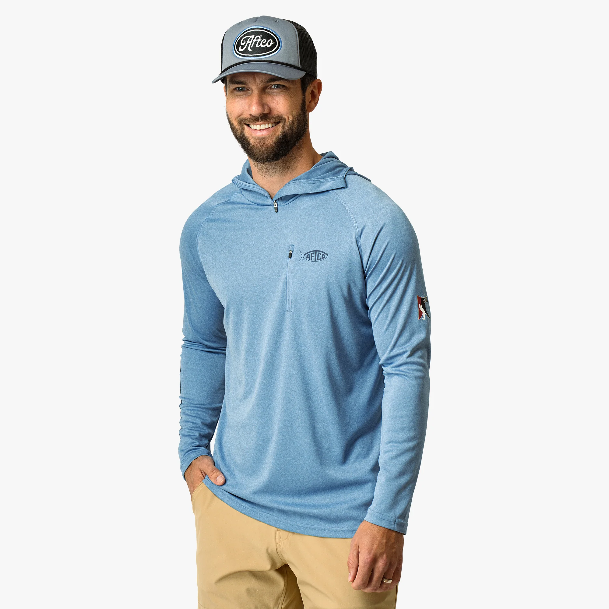 Jason Christie Hooded LS Performance Shirt - Image 13