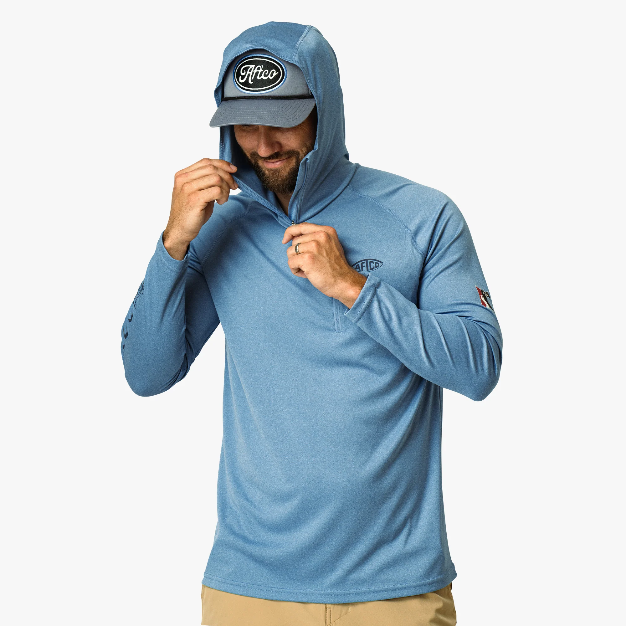 Jason Christie Hooded LS Performance Shirt - Image 14