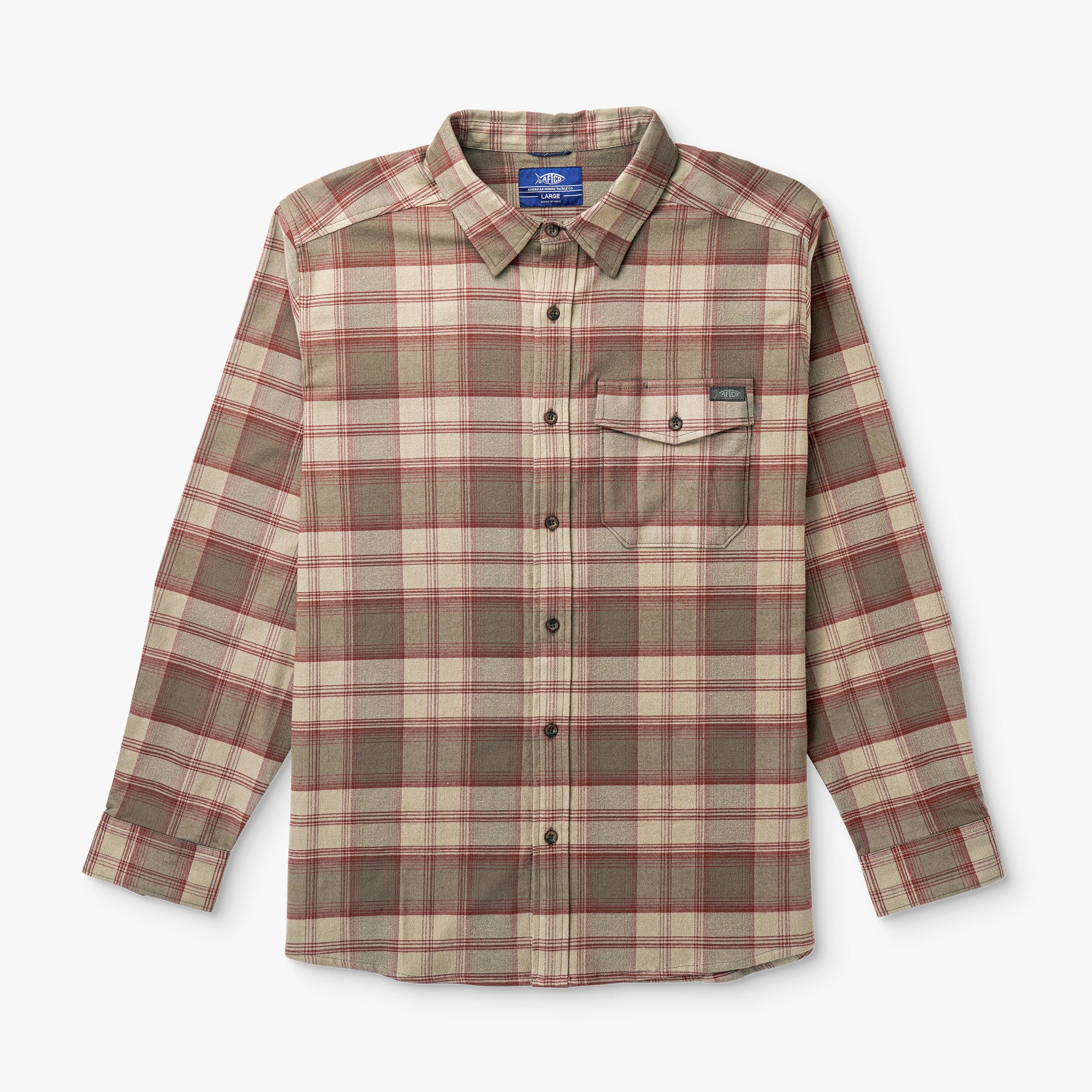 Lager LS Flannel Shirt - Image 4