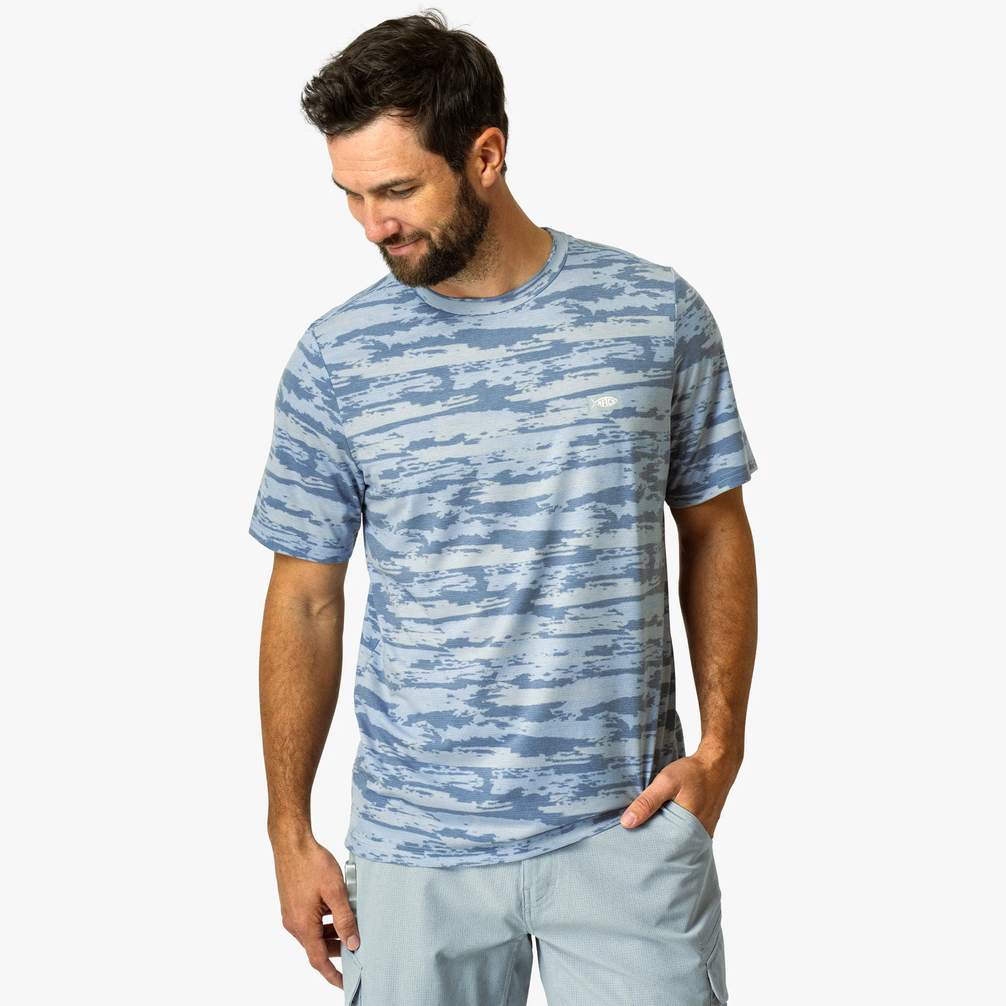 Ocean Bound SS Printed Performance Shirt - Image 3