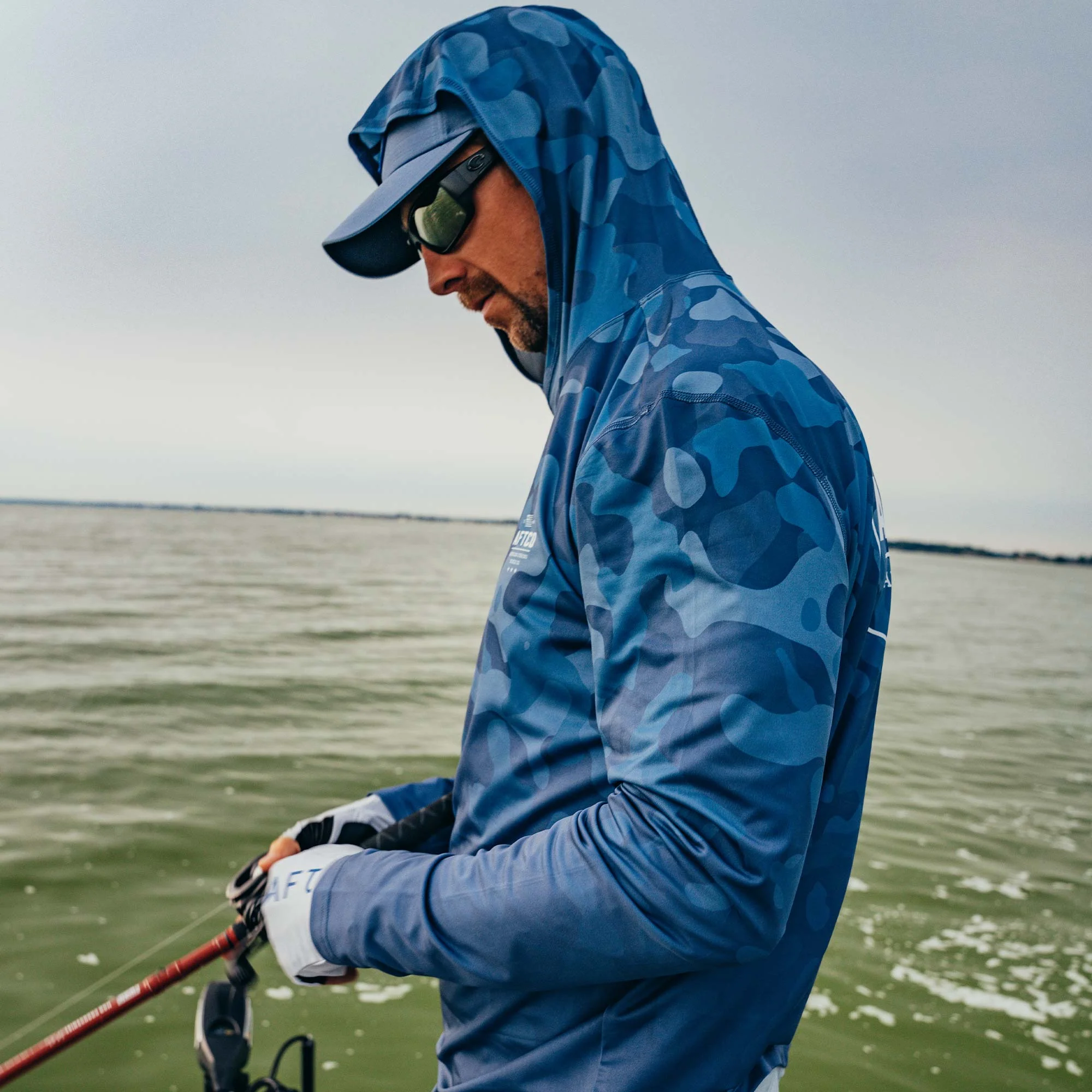OG Camo UVX LS Sun Protection Hoodie - Image 5