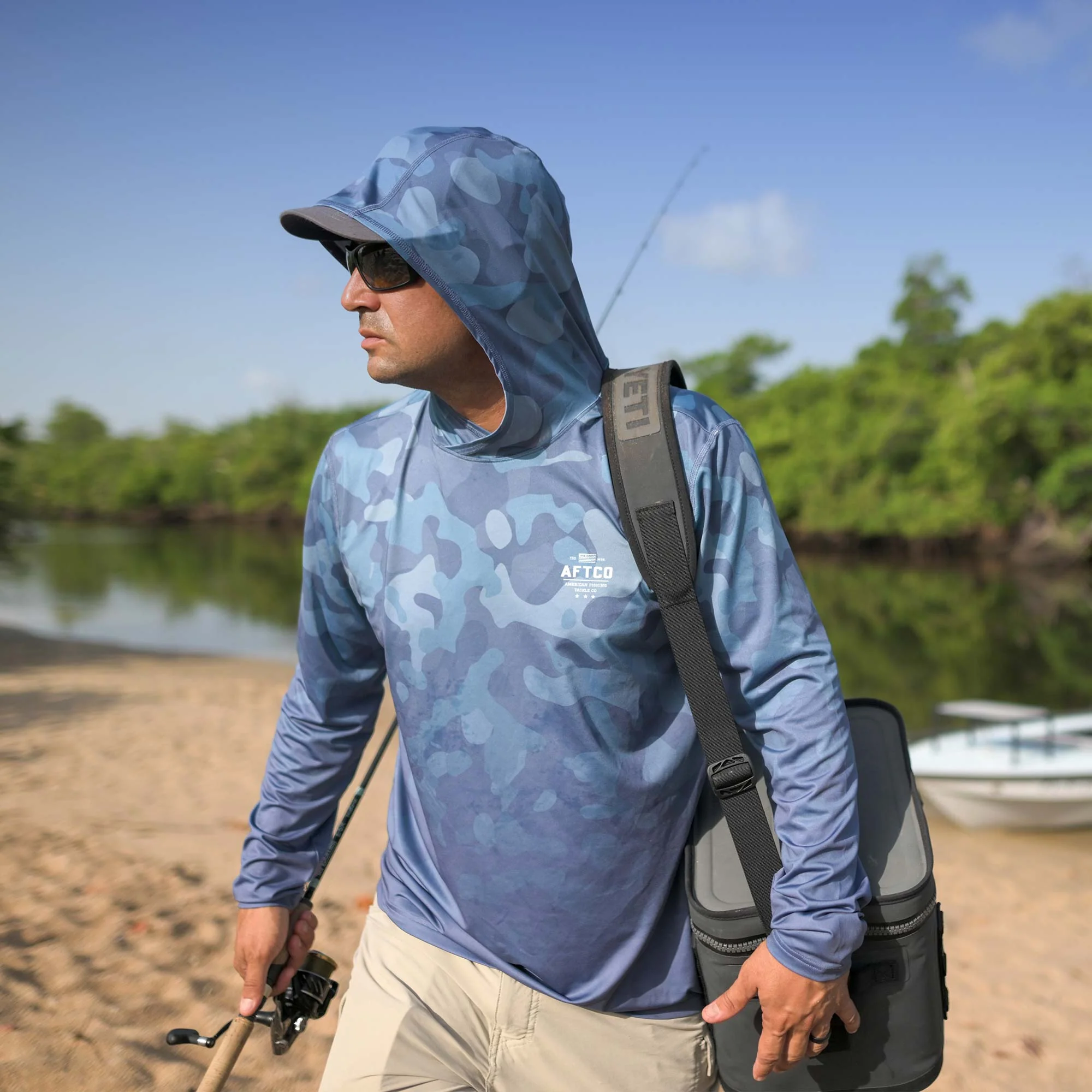 OG Camo UVX LS Sun Protection Hoodie - Image 7