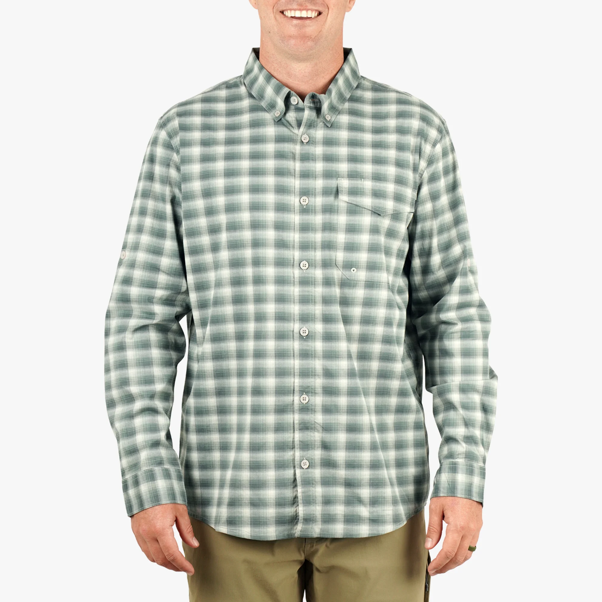 Portside LS Button Down Fishing Shirt - Image 10