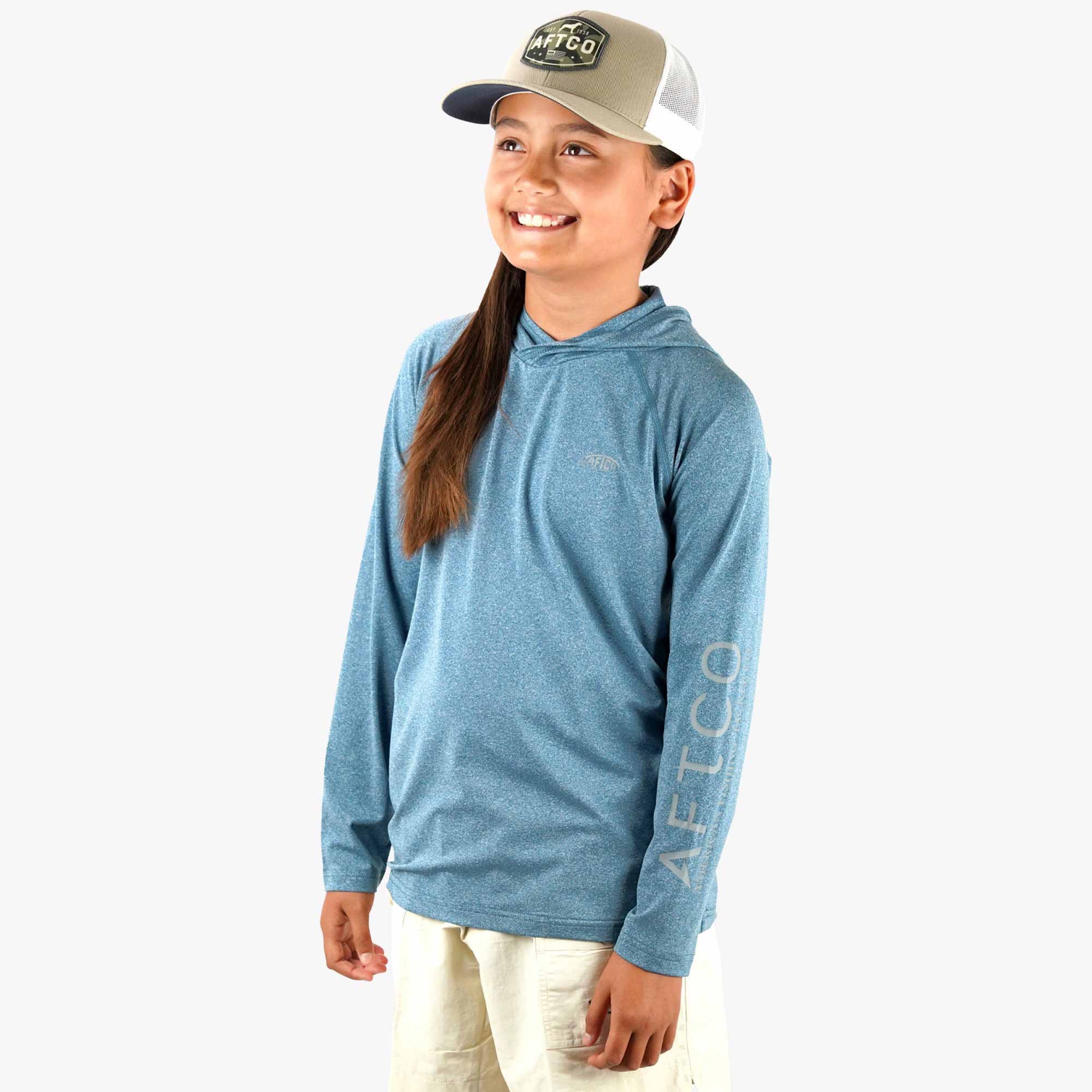 Youth Samurai Hood Performance LS Shirt - Image 6