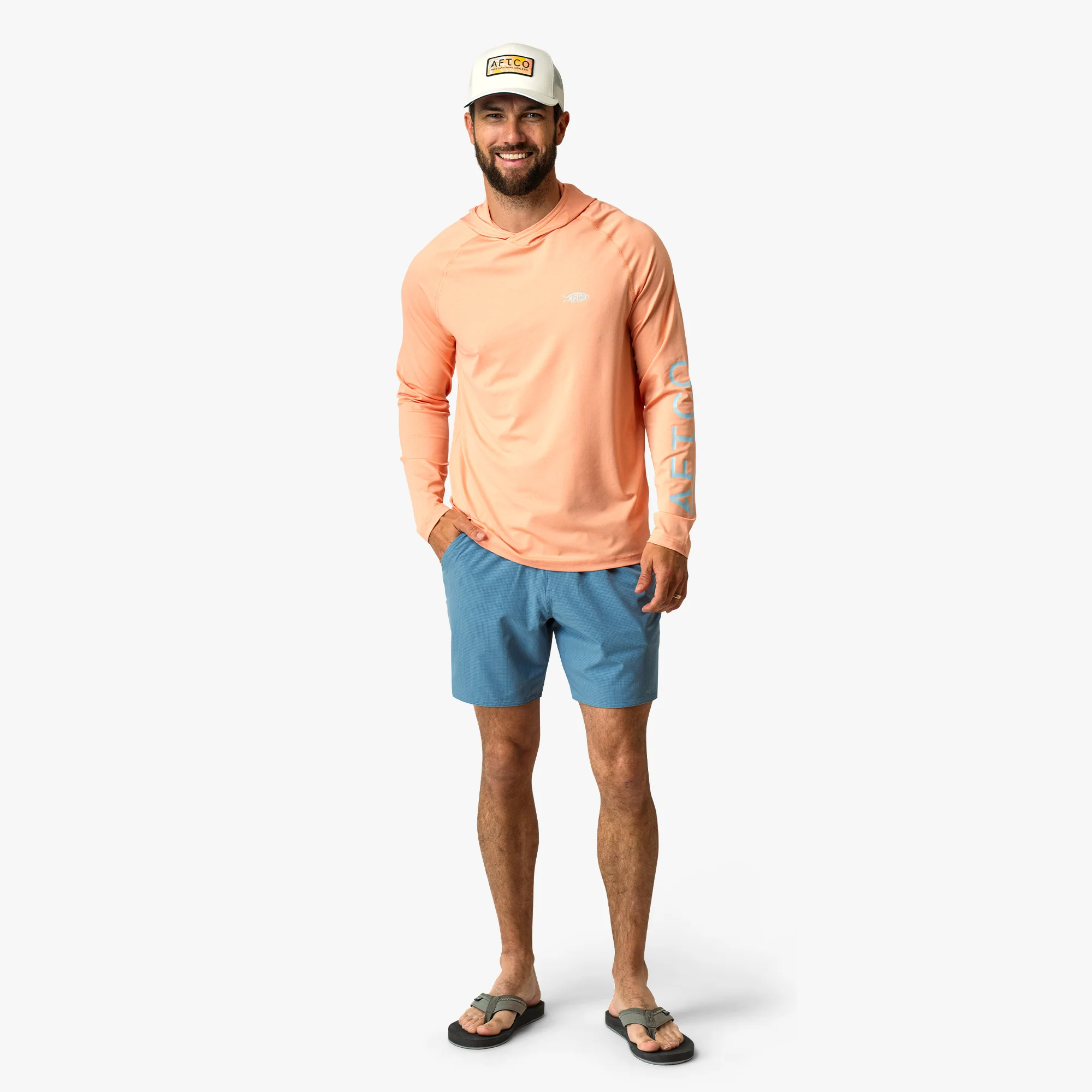 Samurai Sun Protection Hoodie Shirt - Image 40