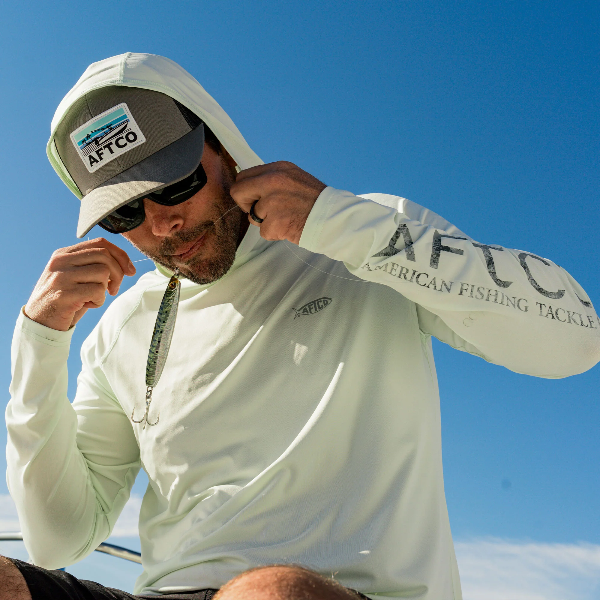 Samurai Sun Protection Hoodie Shirt - Image 49