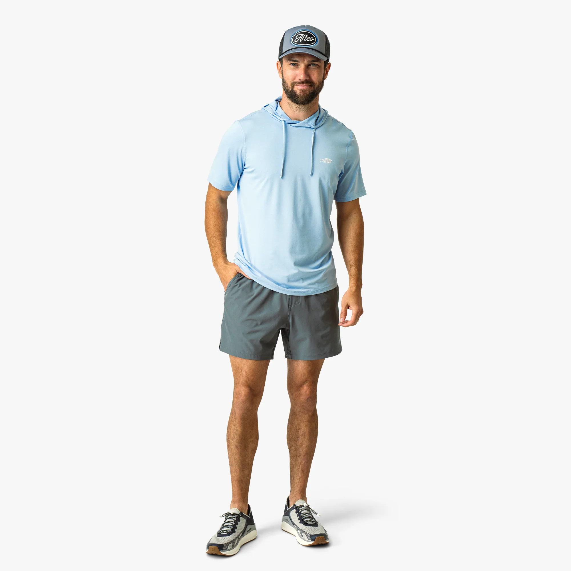 Samurai SS Hooded Sun Protection Shirt - Image 11