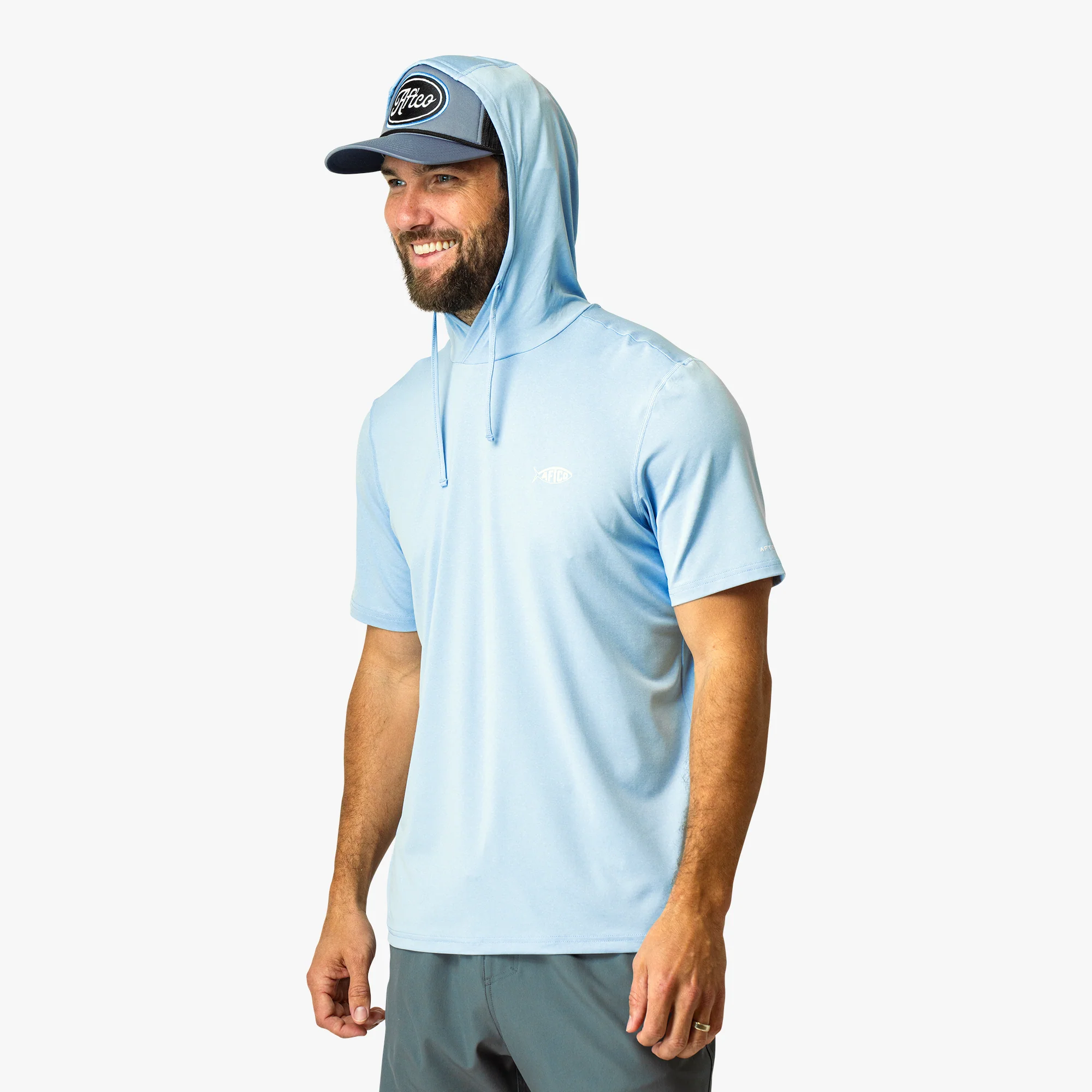 Samurai SS Hooded Sun Protection Shirt - Image 8