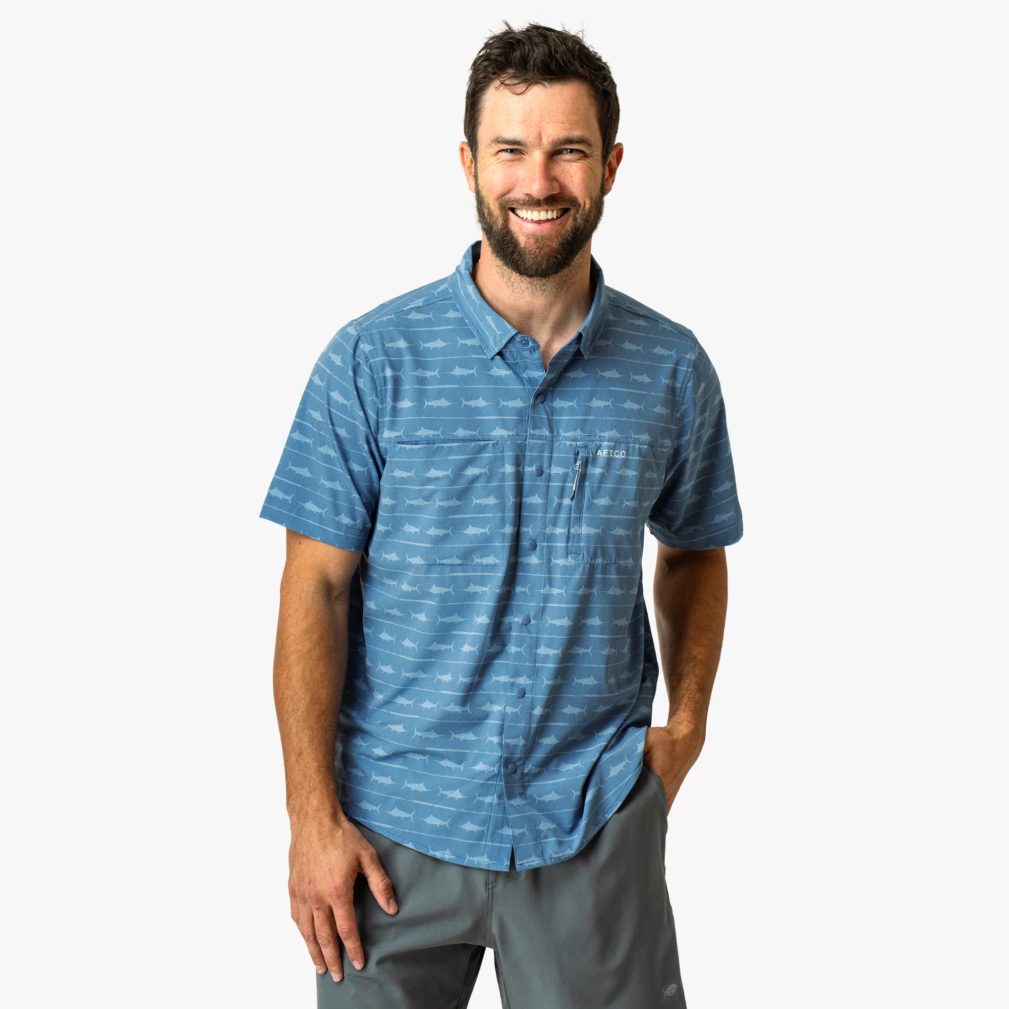 Seabreeze SS Button Down Shirt - Image 4