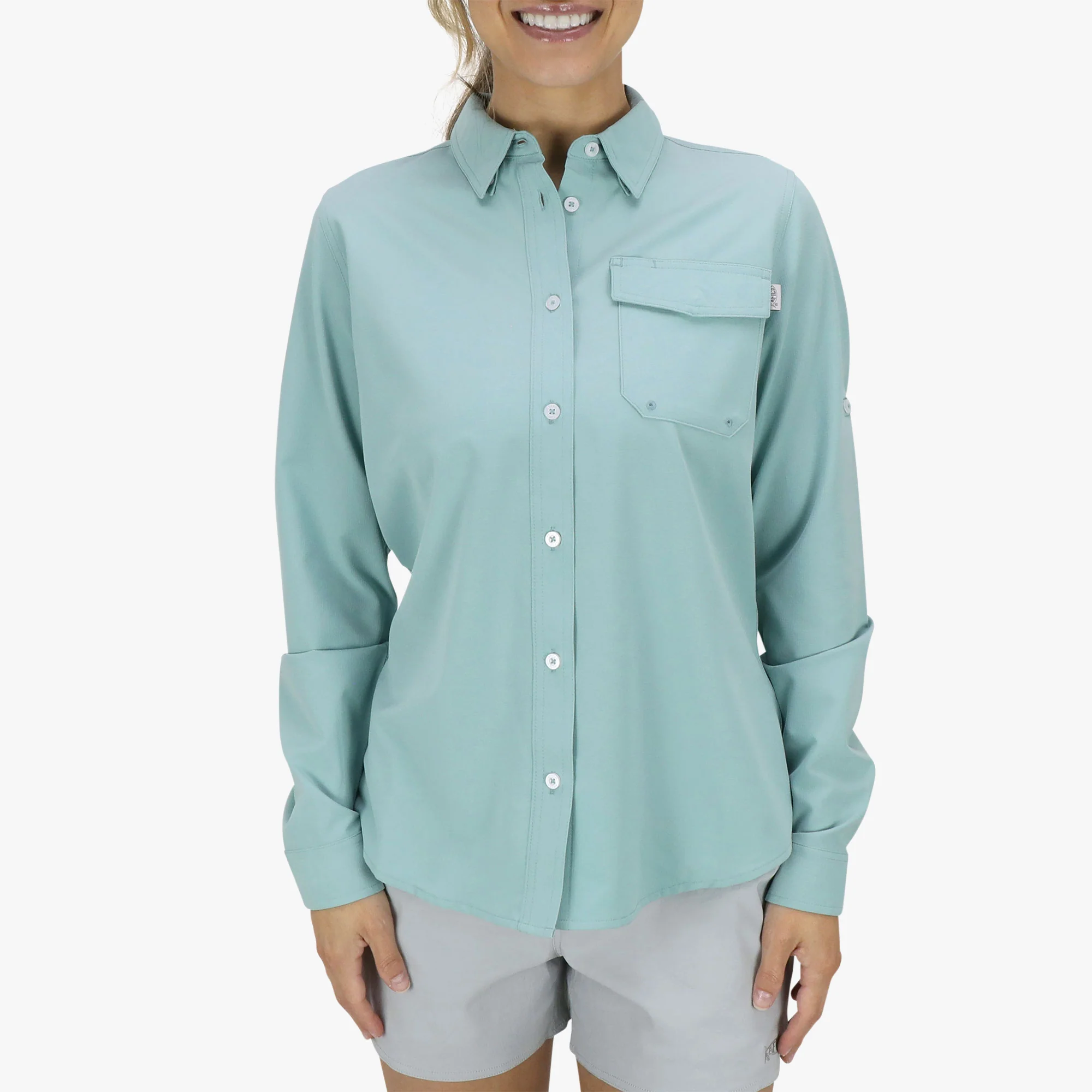 Women's Ace LS Button Down - Image 3