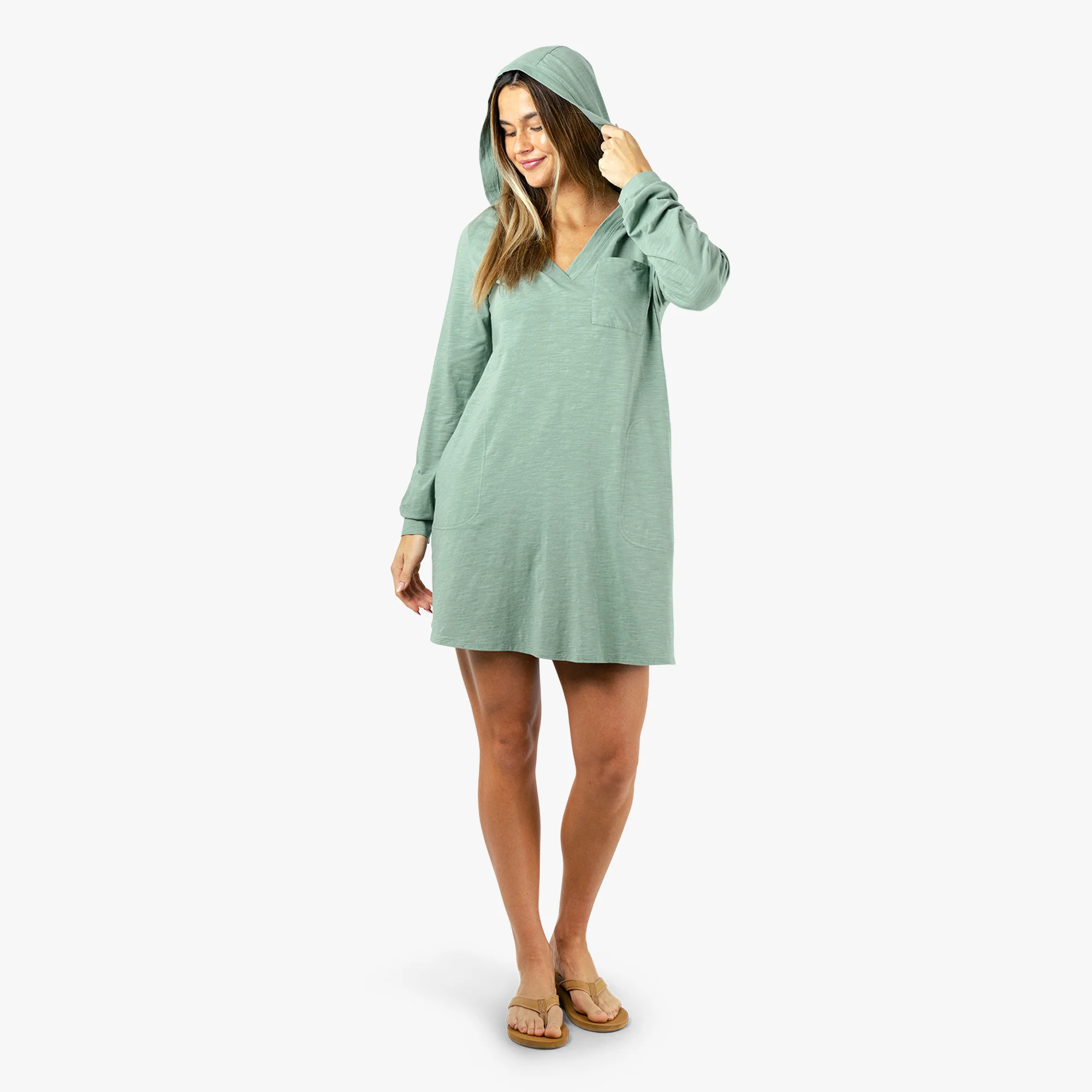 Women's Cloud Knit Cover Up Dress - Image 3