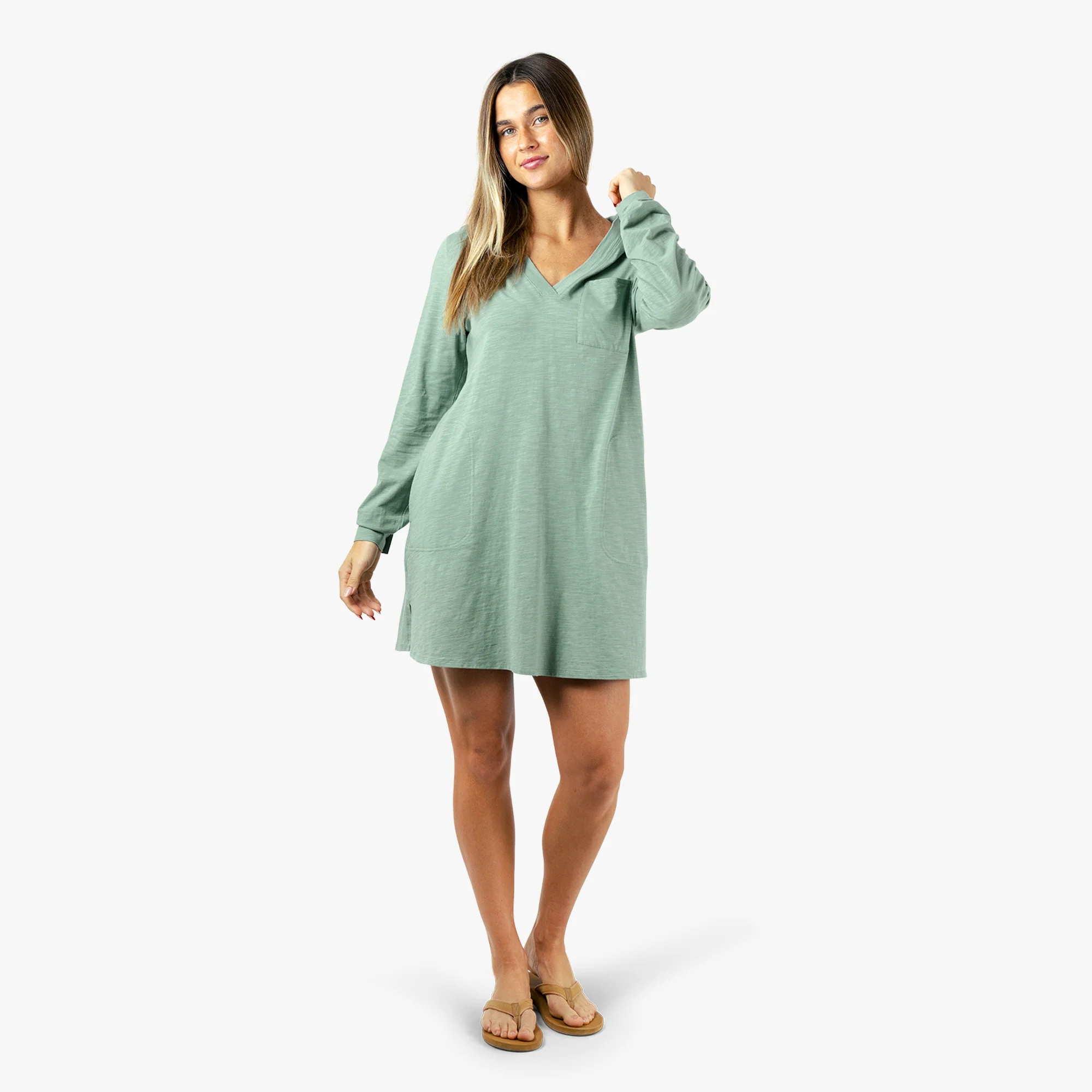 Women's Cloud Knit Cover Up Dress - Image 4