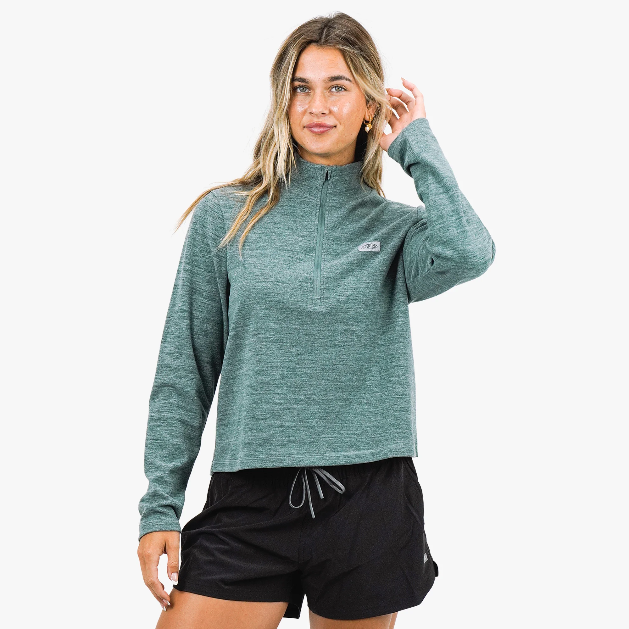 Women's Coastal Layer 1/4 Zip - Image 4