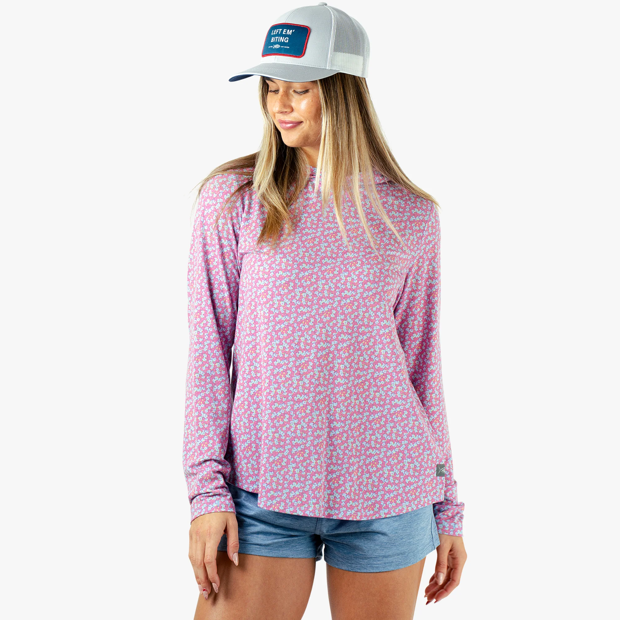 Women's Ocean Bound Hooded Performance Shirt - Image 6