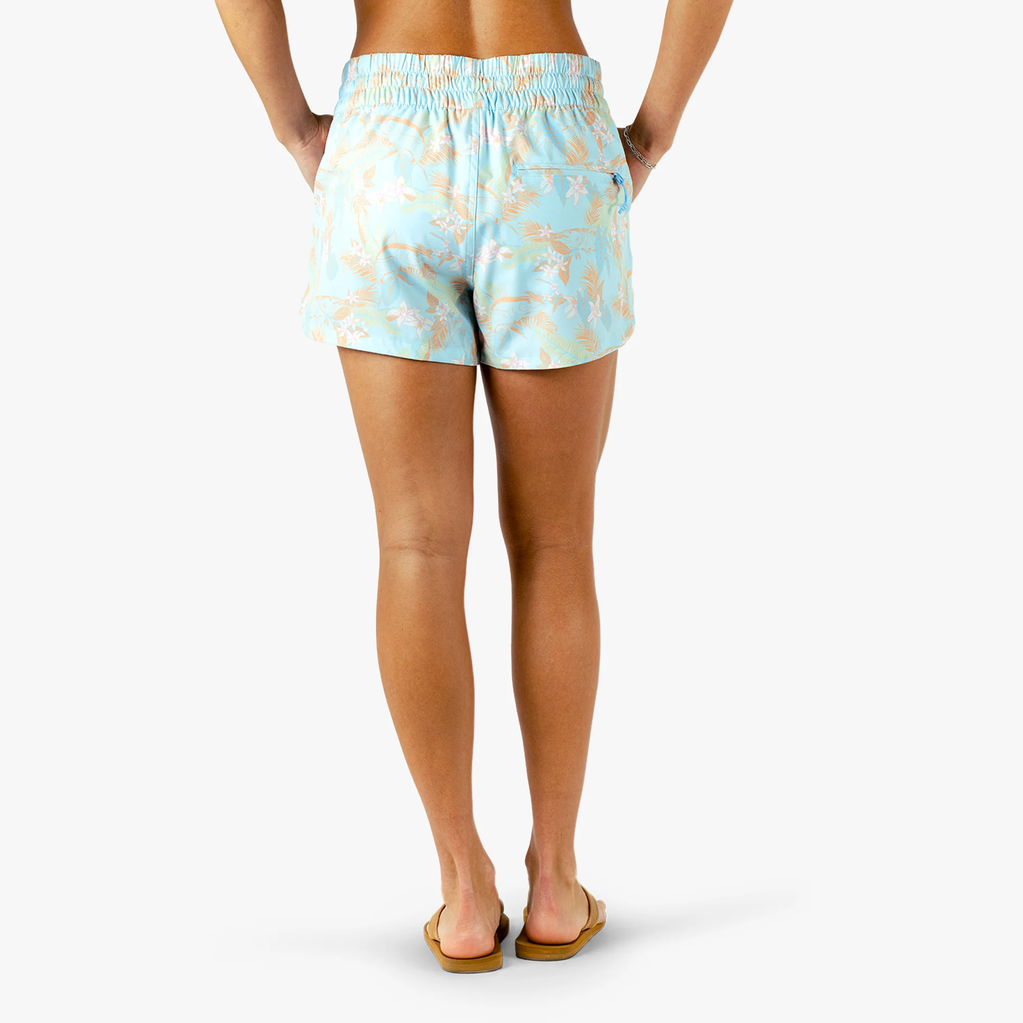 Women's Printed Strike Shorts | Oceanview - Image 4