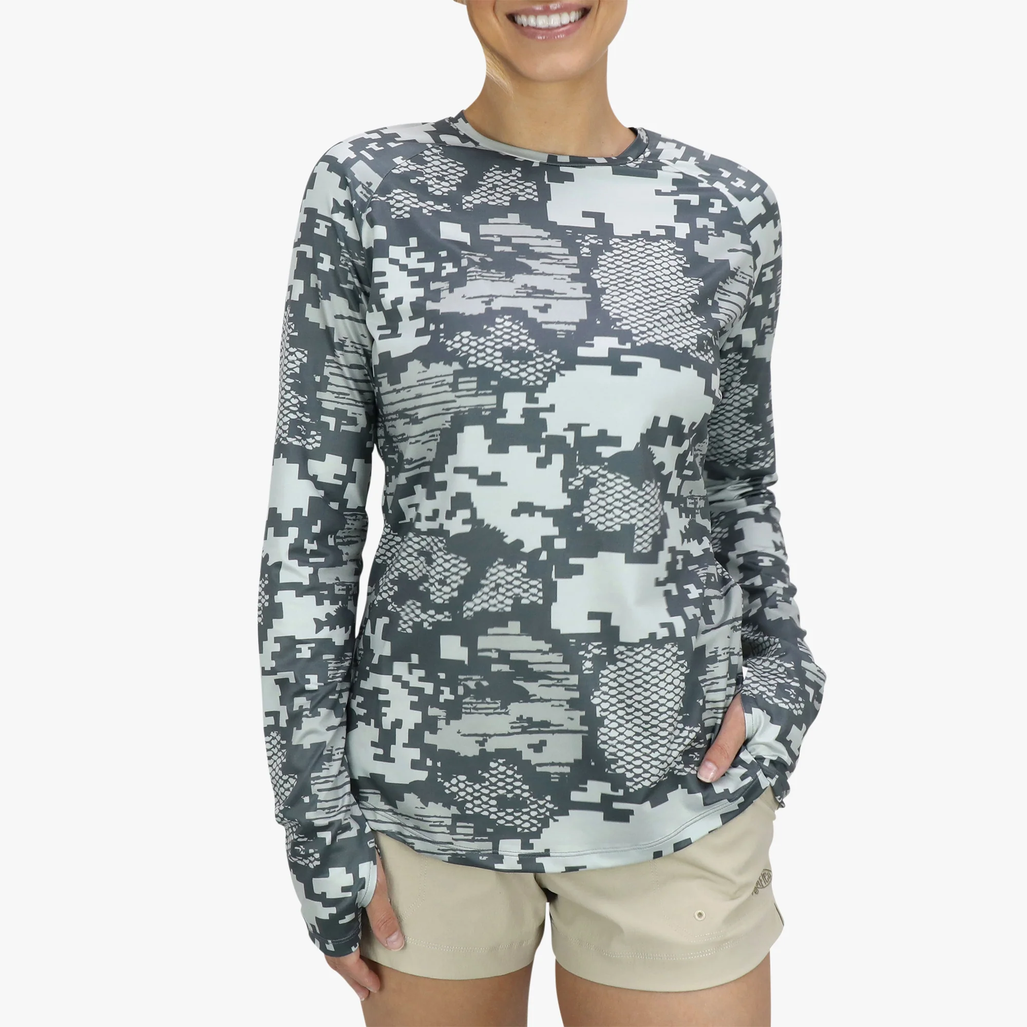 Women's Tactical Camo  LS Performance Shirt - Image 4