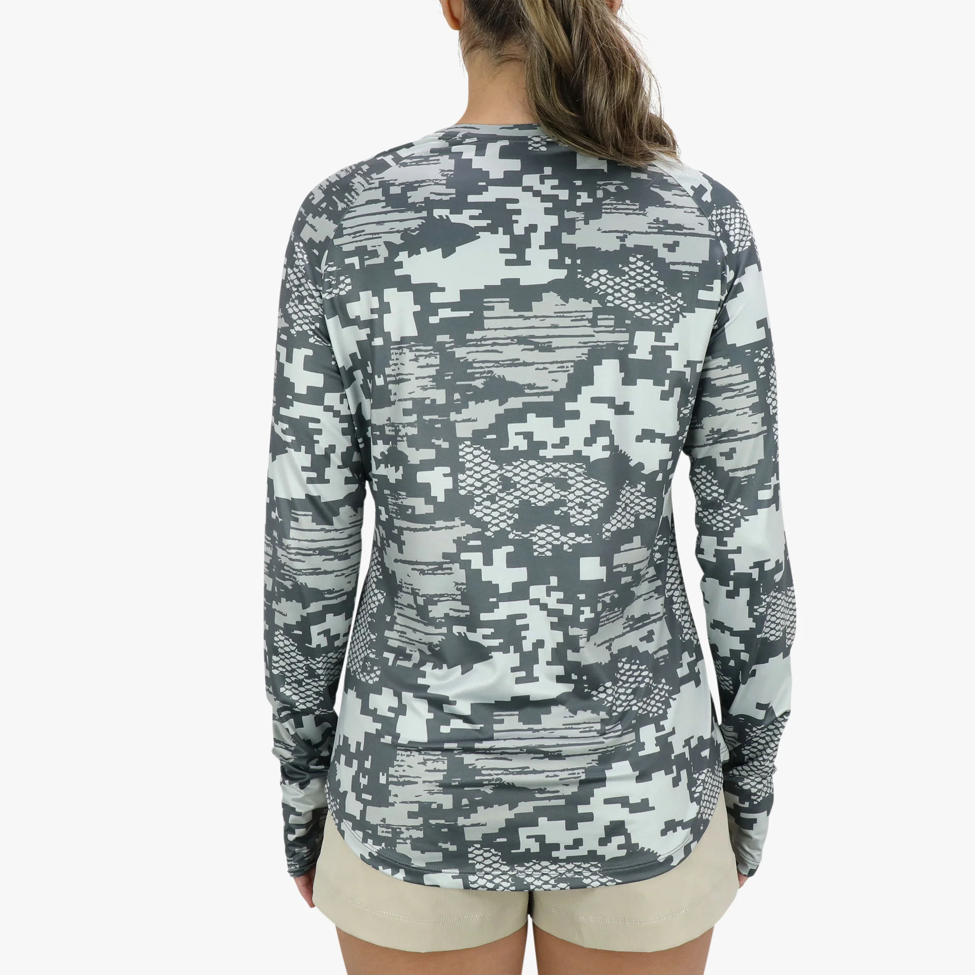 Women's Tactical Camo  LS Performance Shirt - Image 7