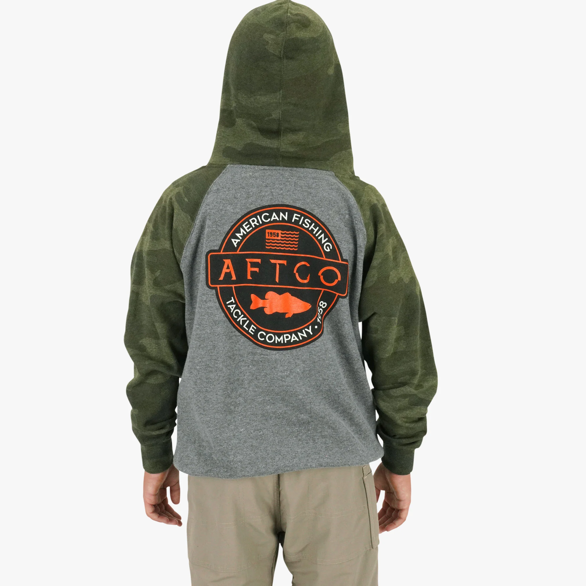 Youth Bass Patch Pullover Hoodie - Image 4