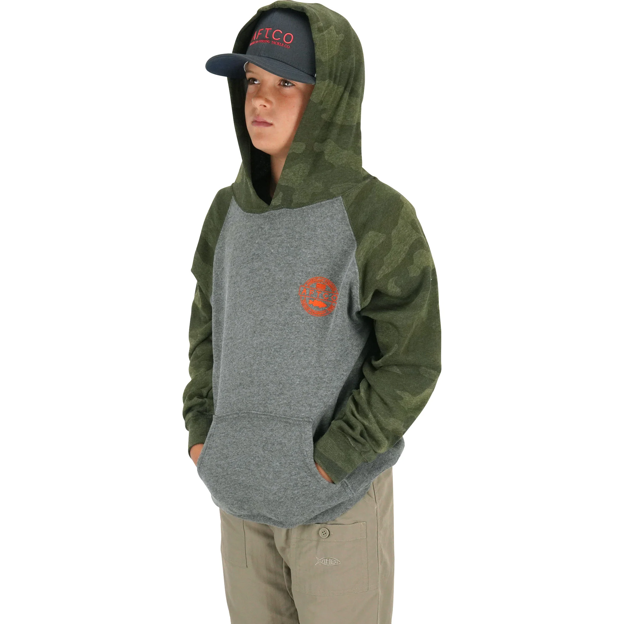 Youth Bass Patch Pullover Hoodie - Image 9
