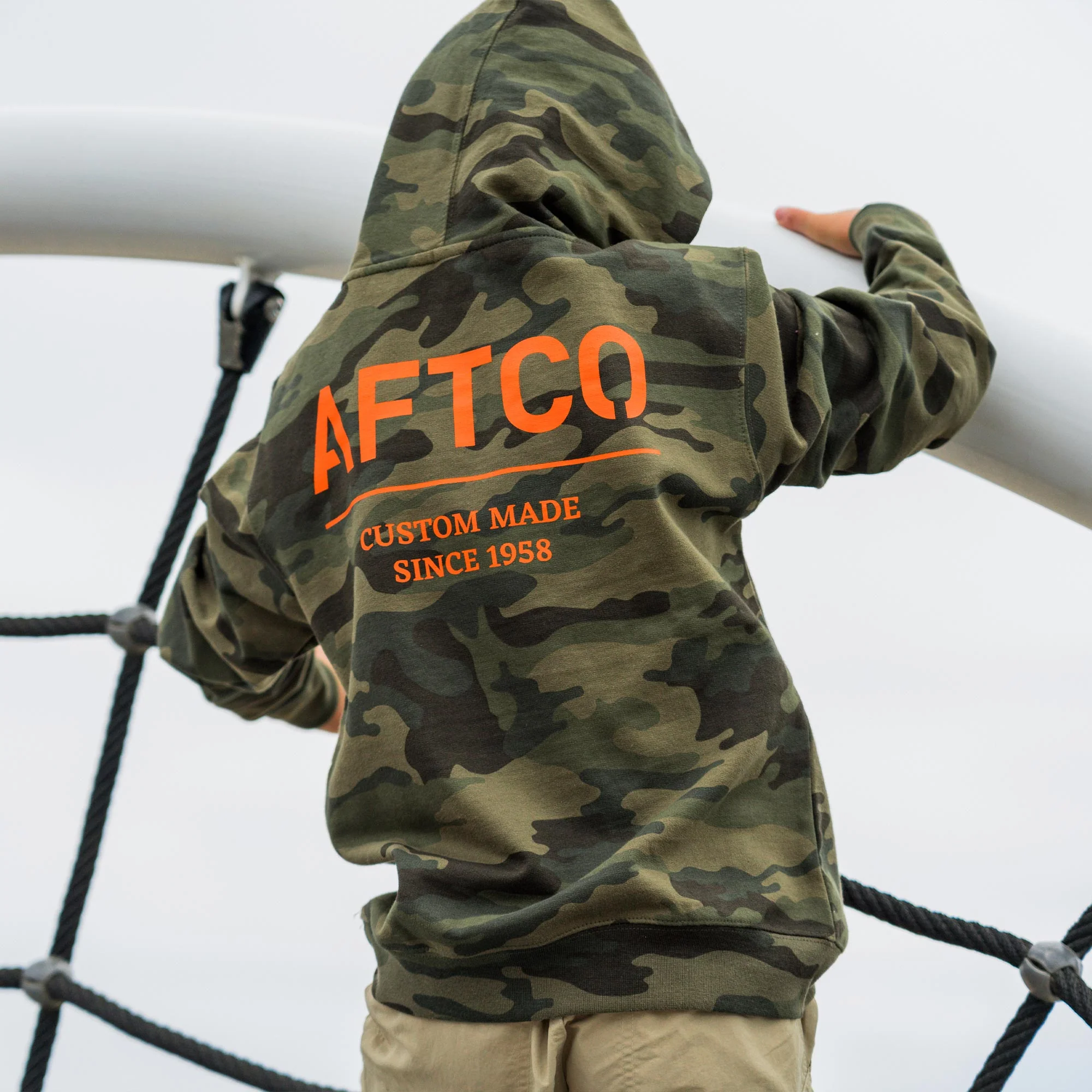 Youth Radar Camo Pullover Hoodie - Image 7