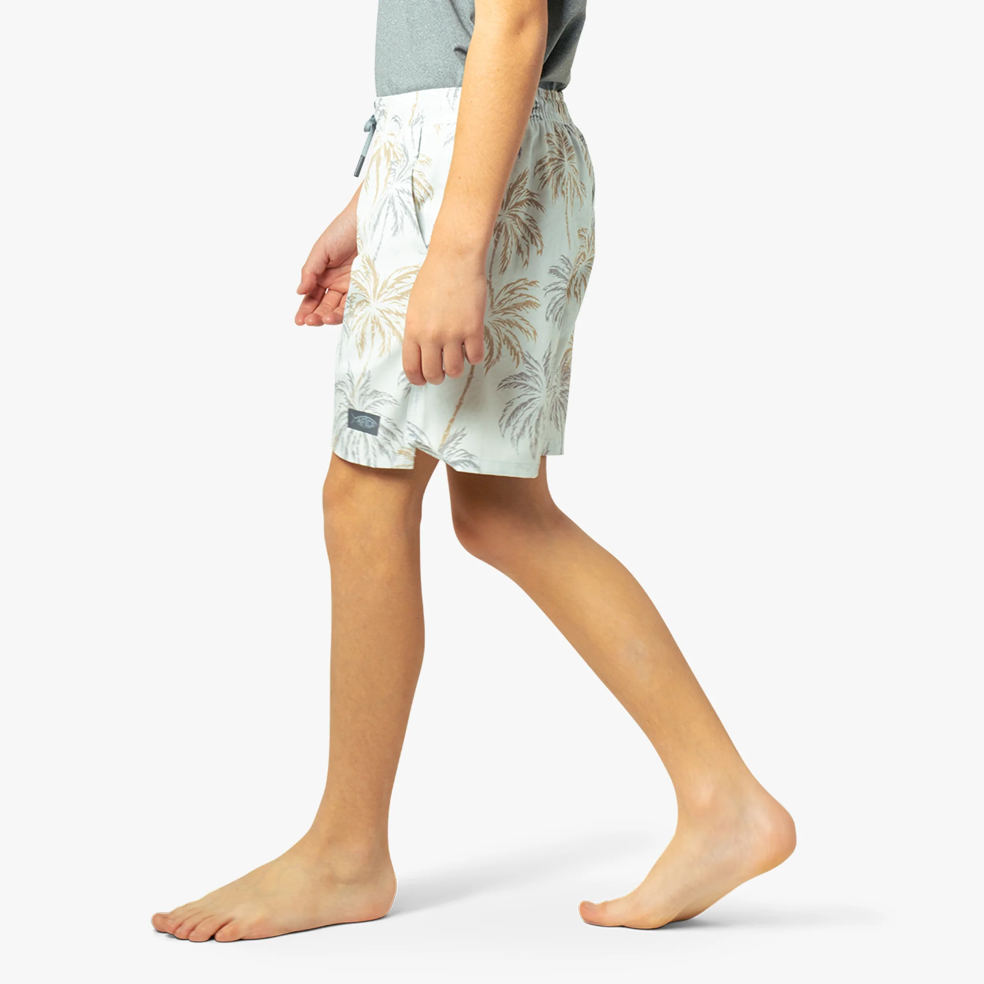 Youth Strike Printed Swim Shorts | Aqua Glass - Image 3