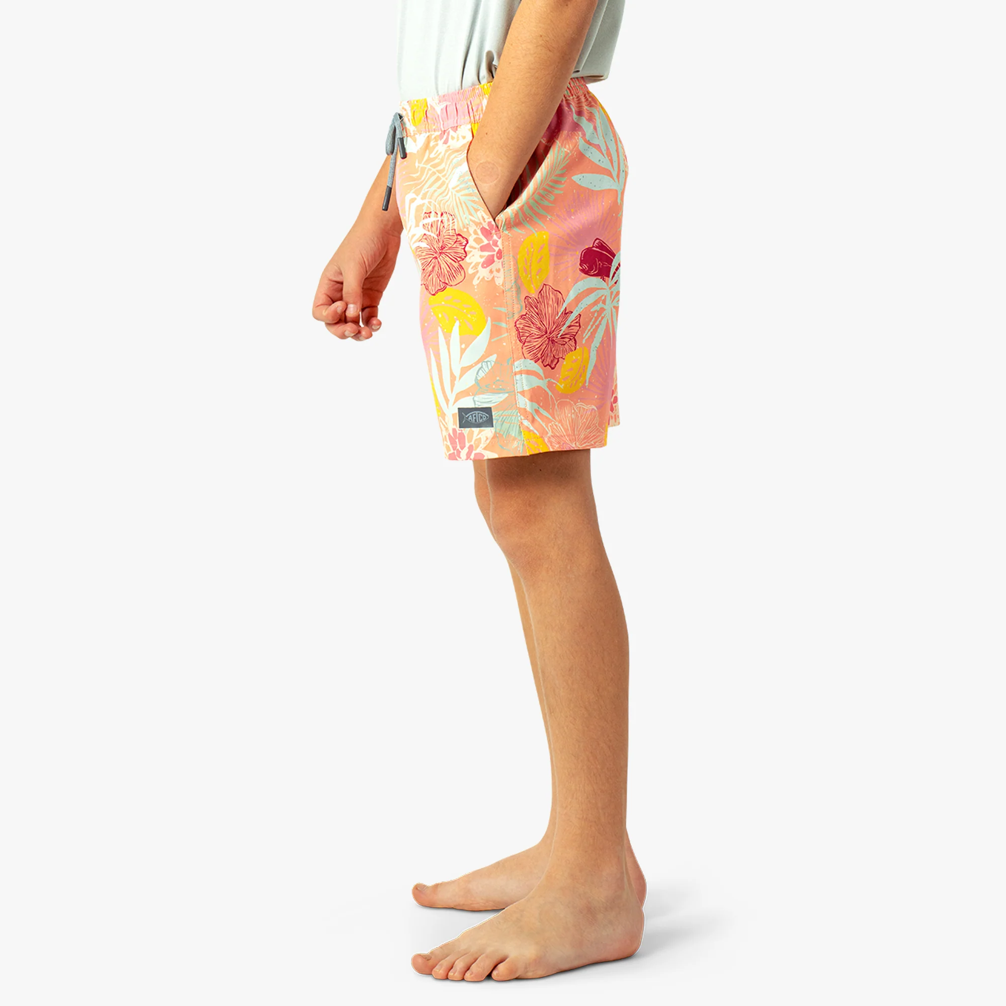 Youth Strike Printed Swim Shorts | Sunrise - Image 3