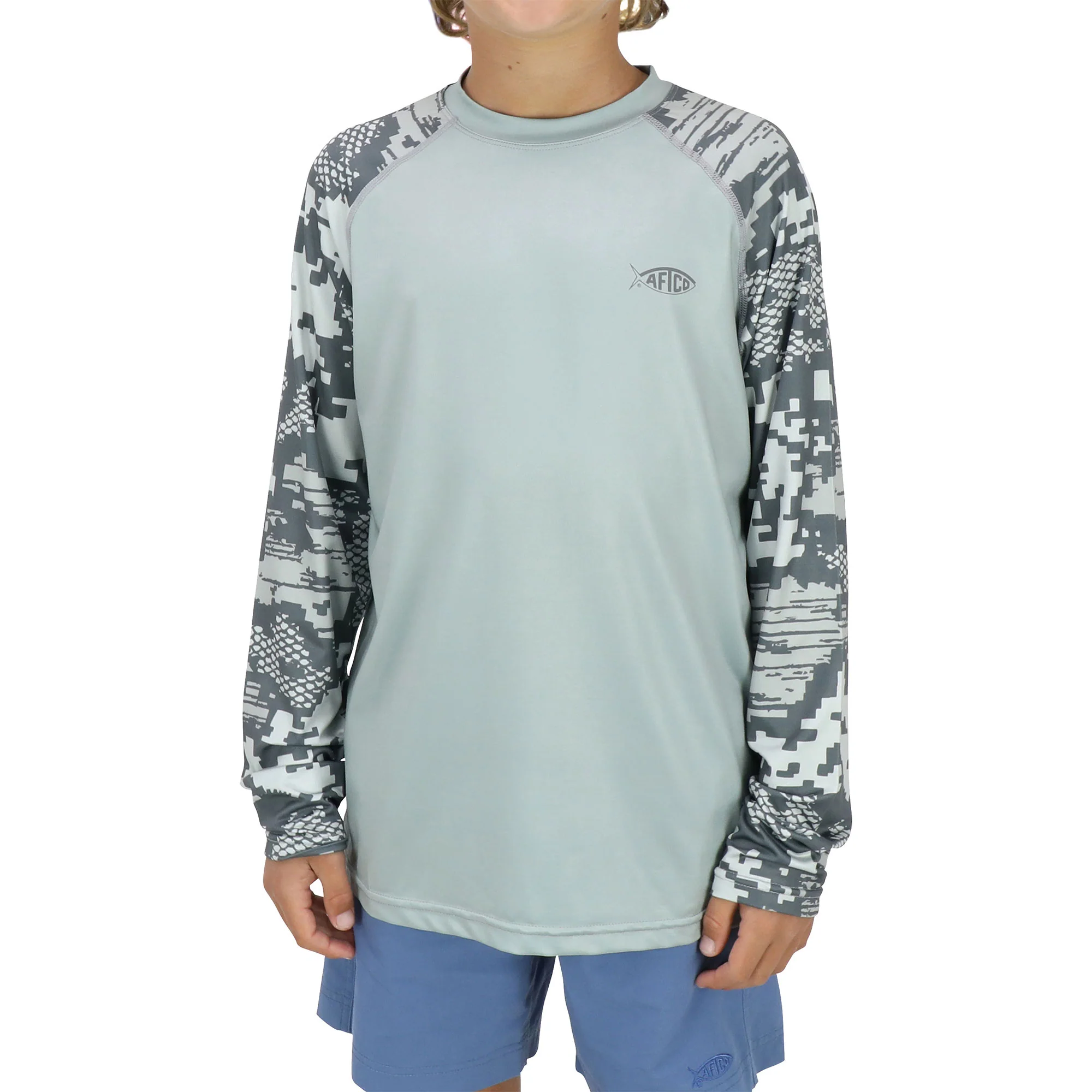 Youth Tactical Camo LS Performance Shirt - Image 11