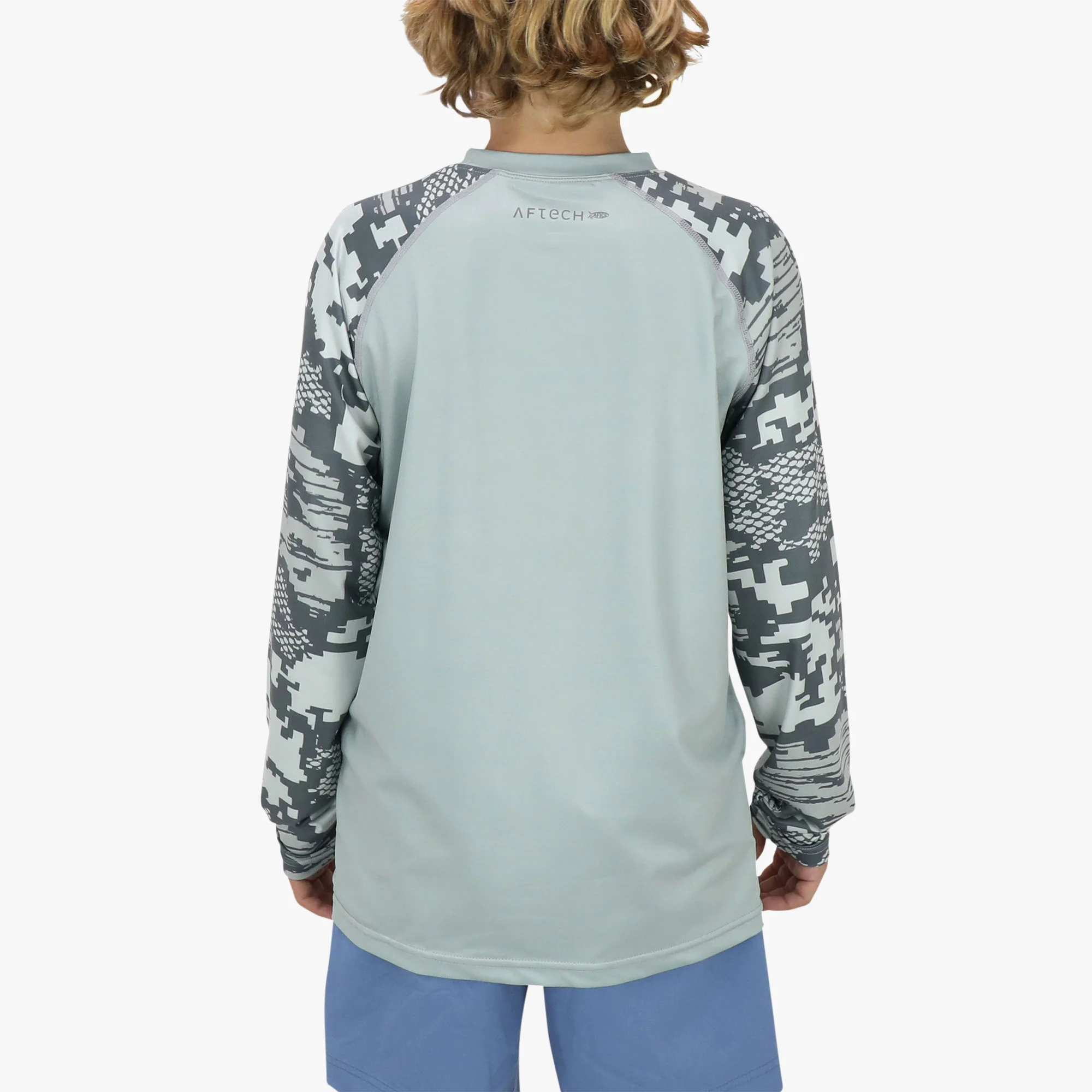 Youth Tactical Camo LS Performance Shirt - Image 4