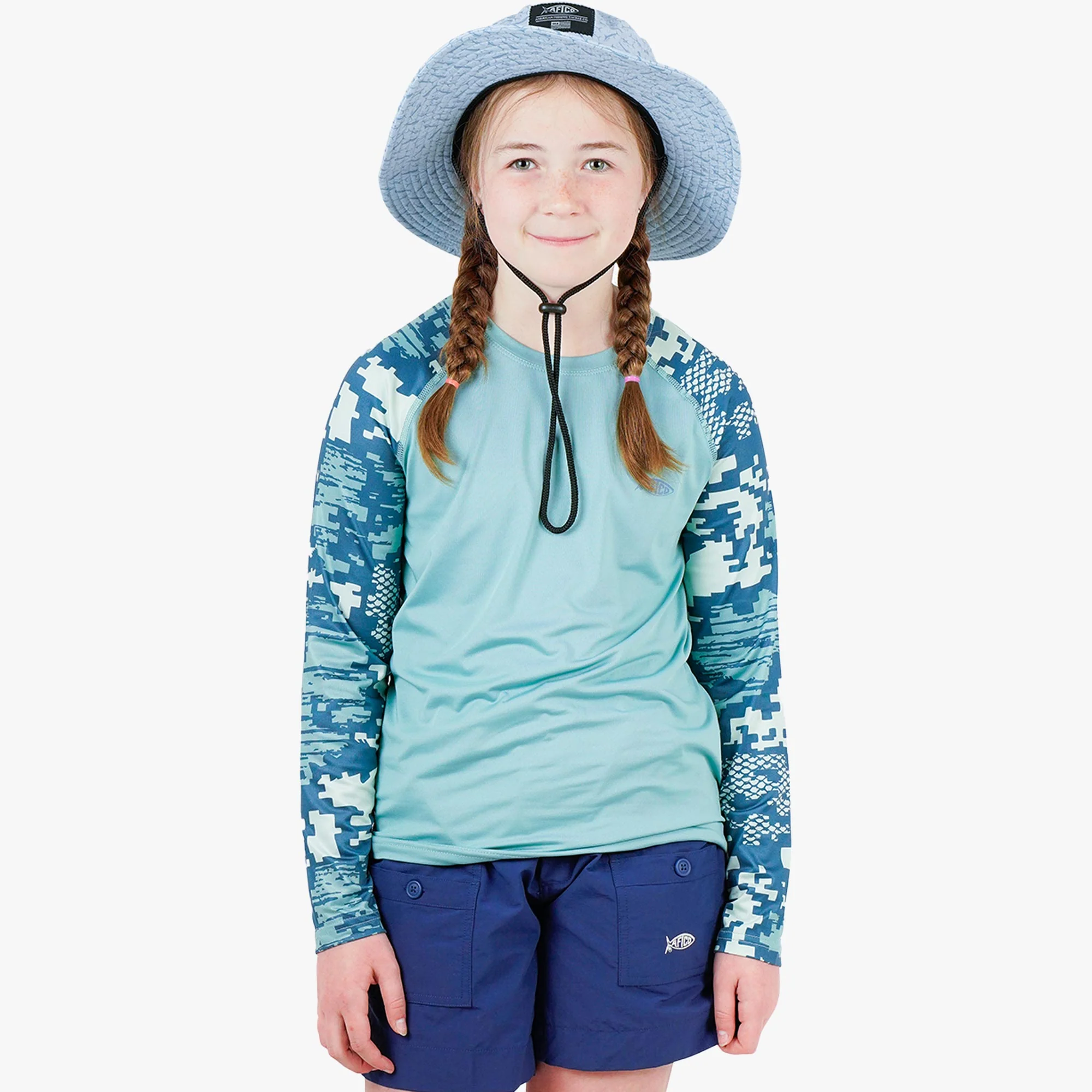 Youth Tactical Camo LS Performance Shirt - Image 5