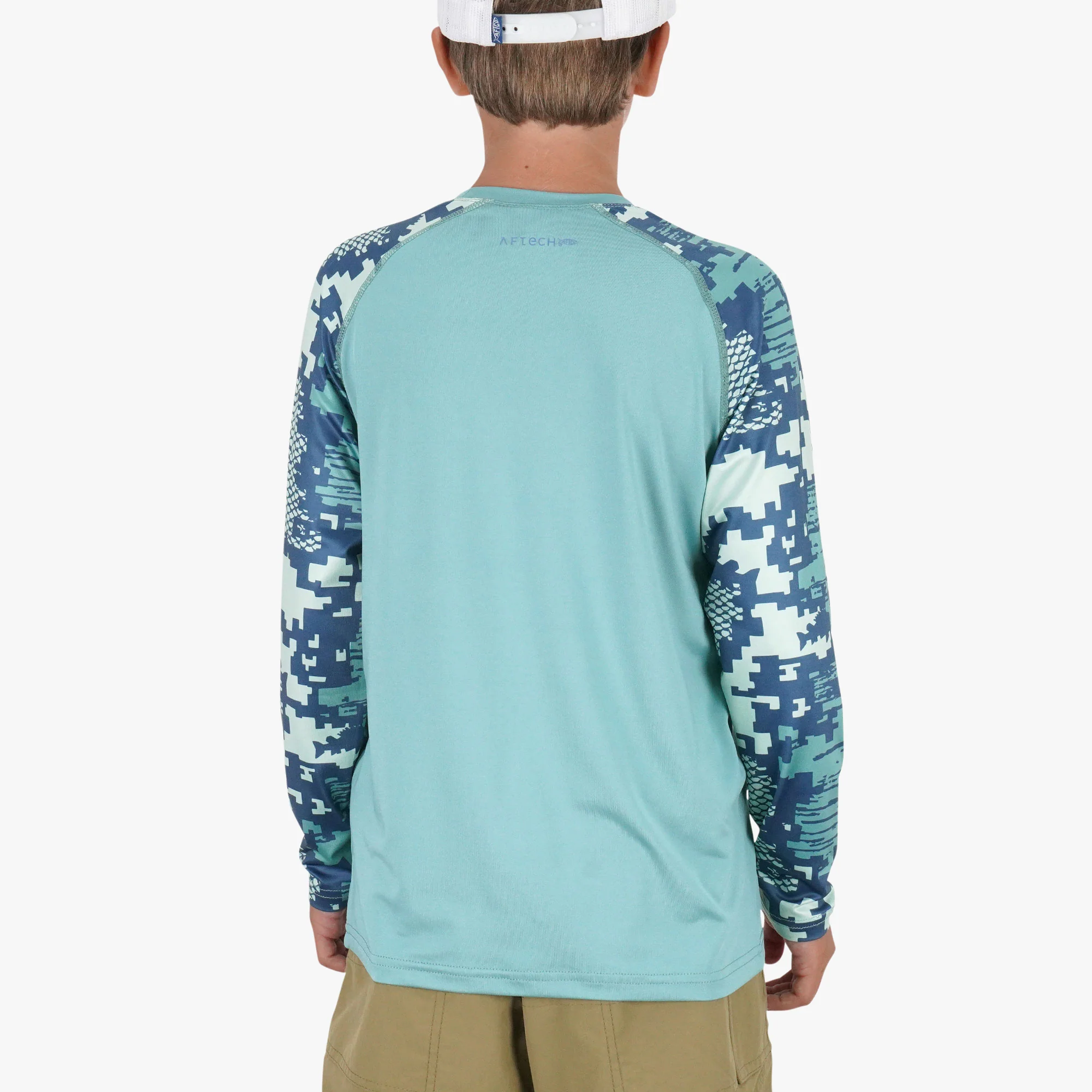 Youth Tactical Camo LS Performance Shirt - Image 8